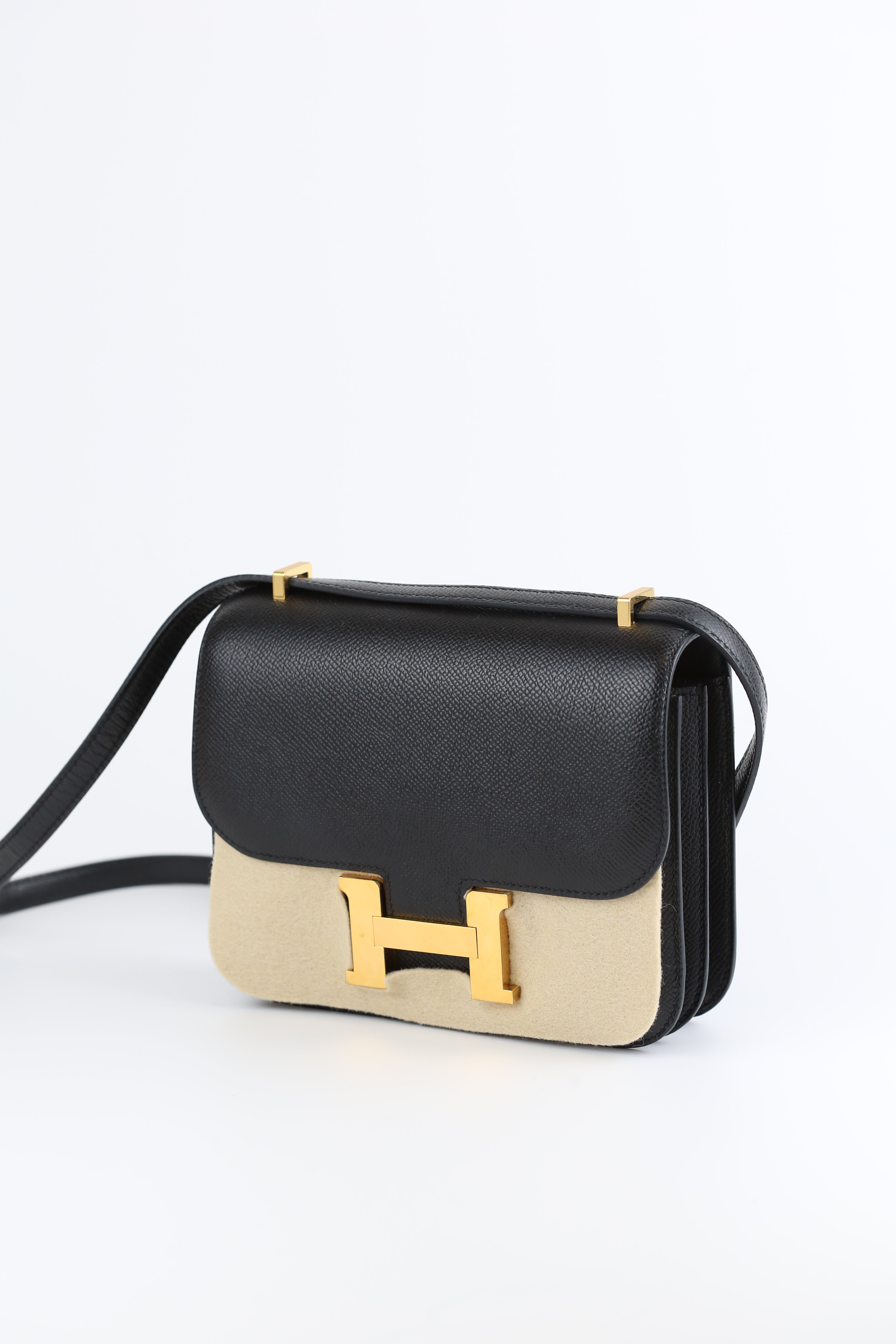 HERMES Epsom mini Constance Noir