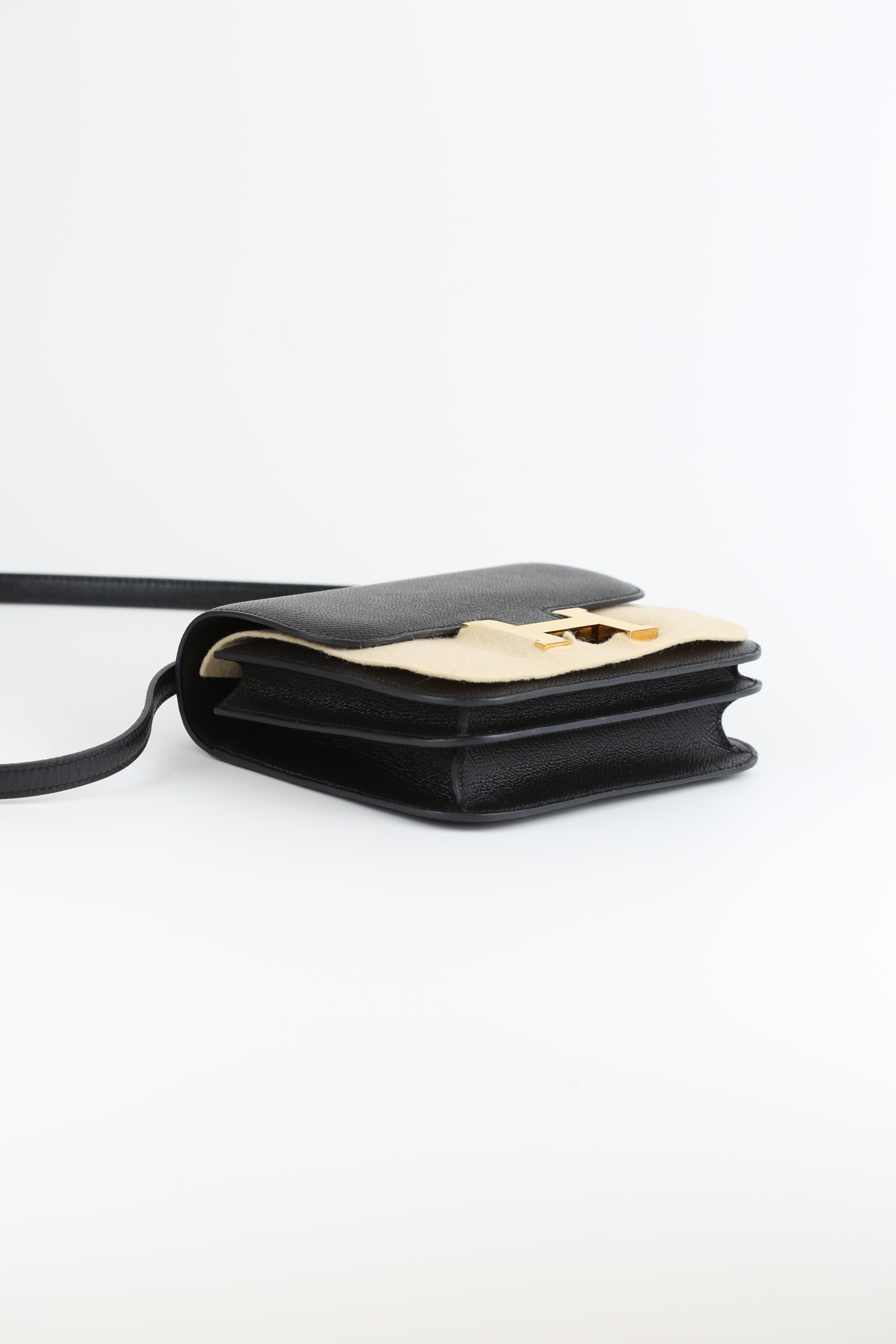 HERMES Epsom mini Constance Noir