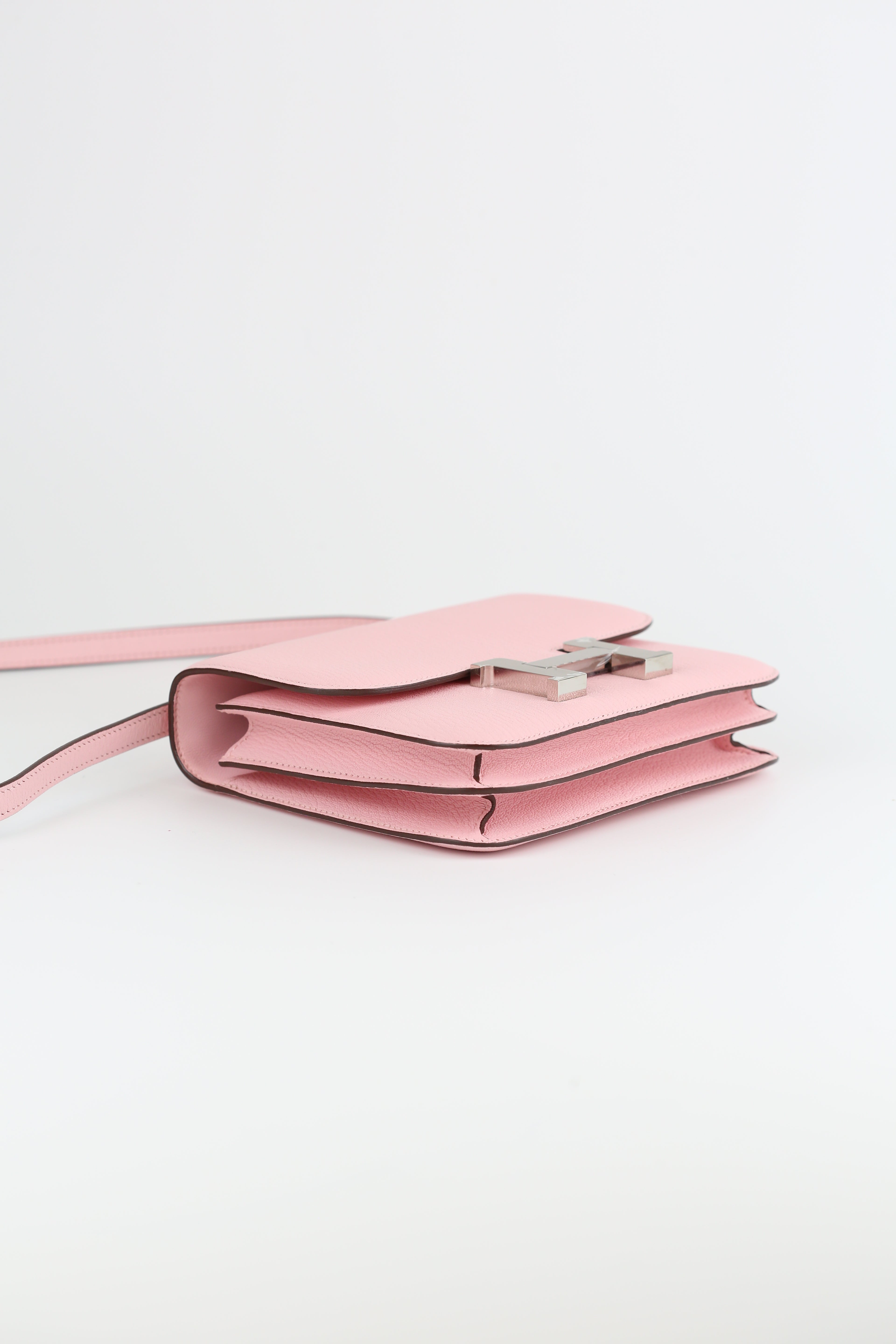 HERMES Chevre mini Constance Rose Sakura