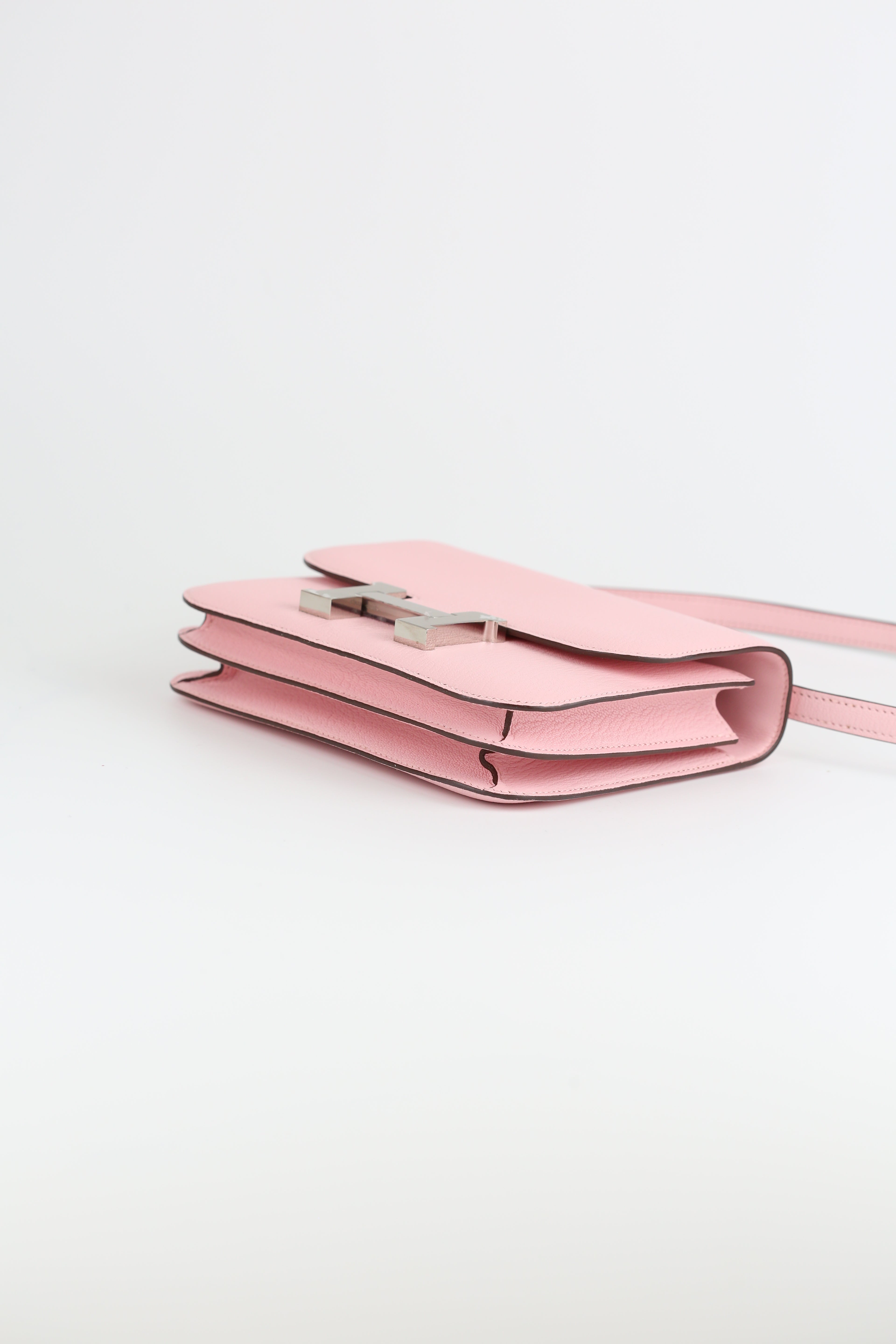 HERMES Chevre mini Constance Rose Sakura