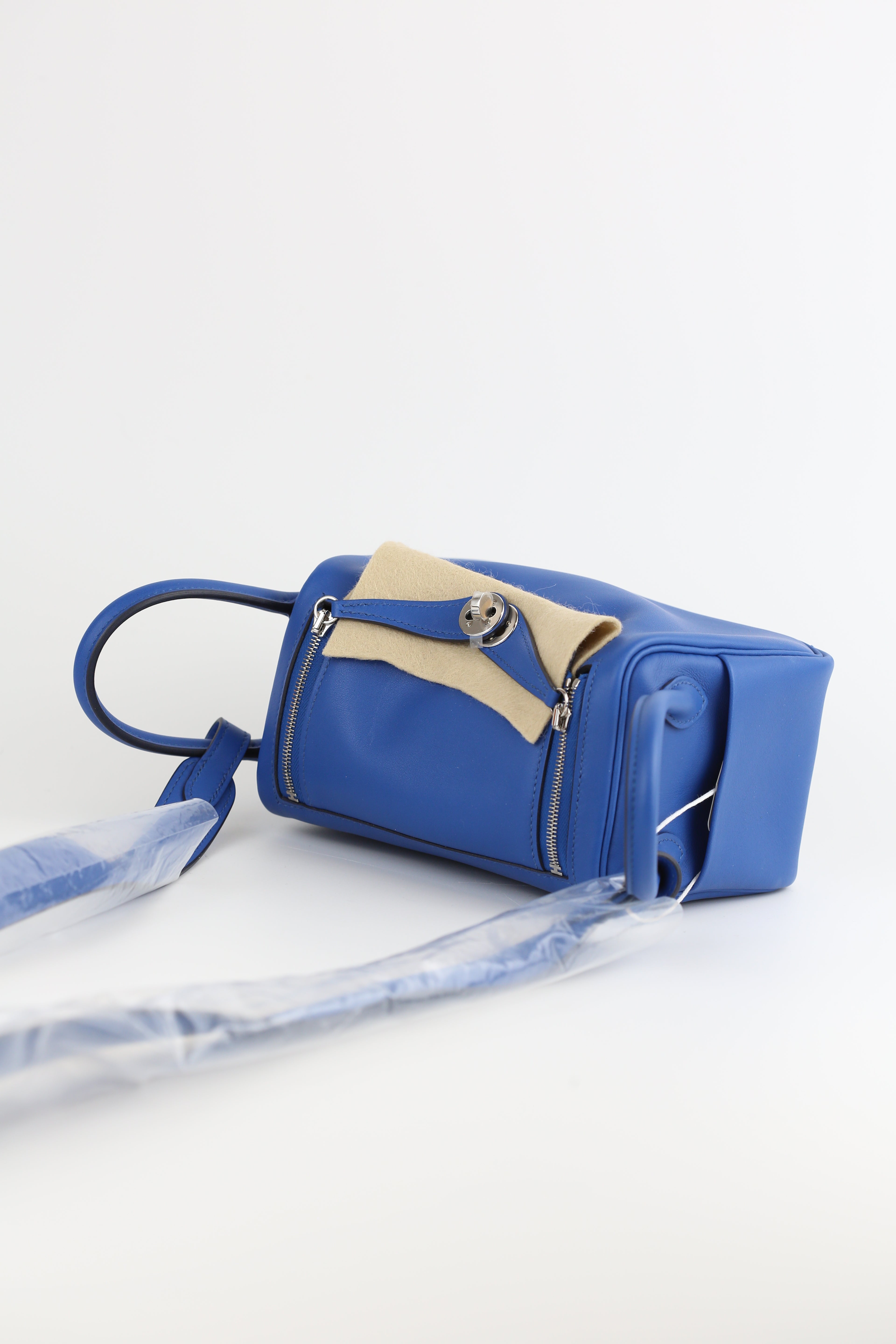 HERMÈS Swift Mini Lindy Bleu