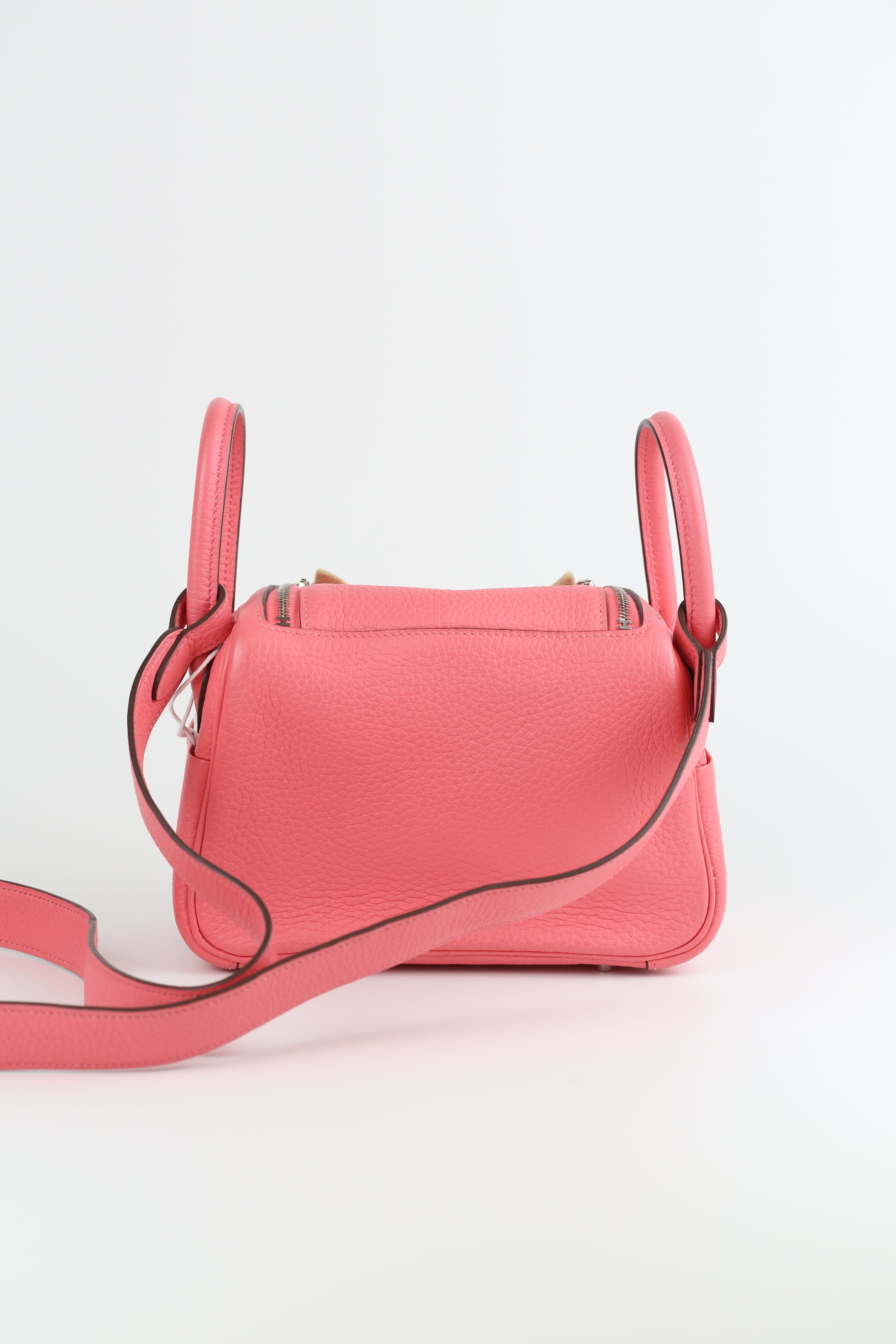 HERMÈS Clemence Mini Rose Azelee