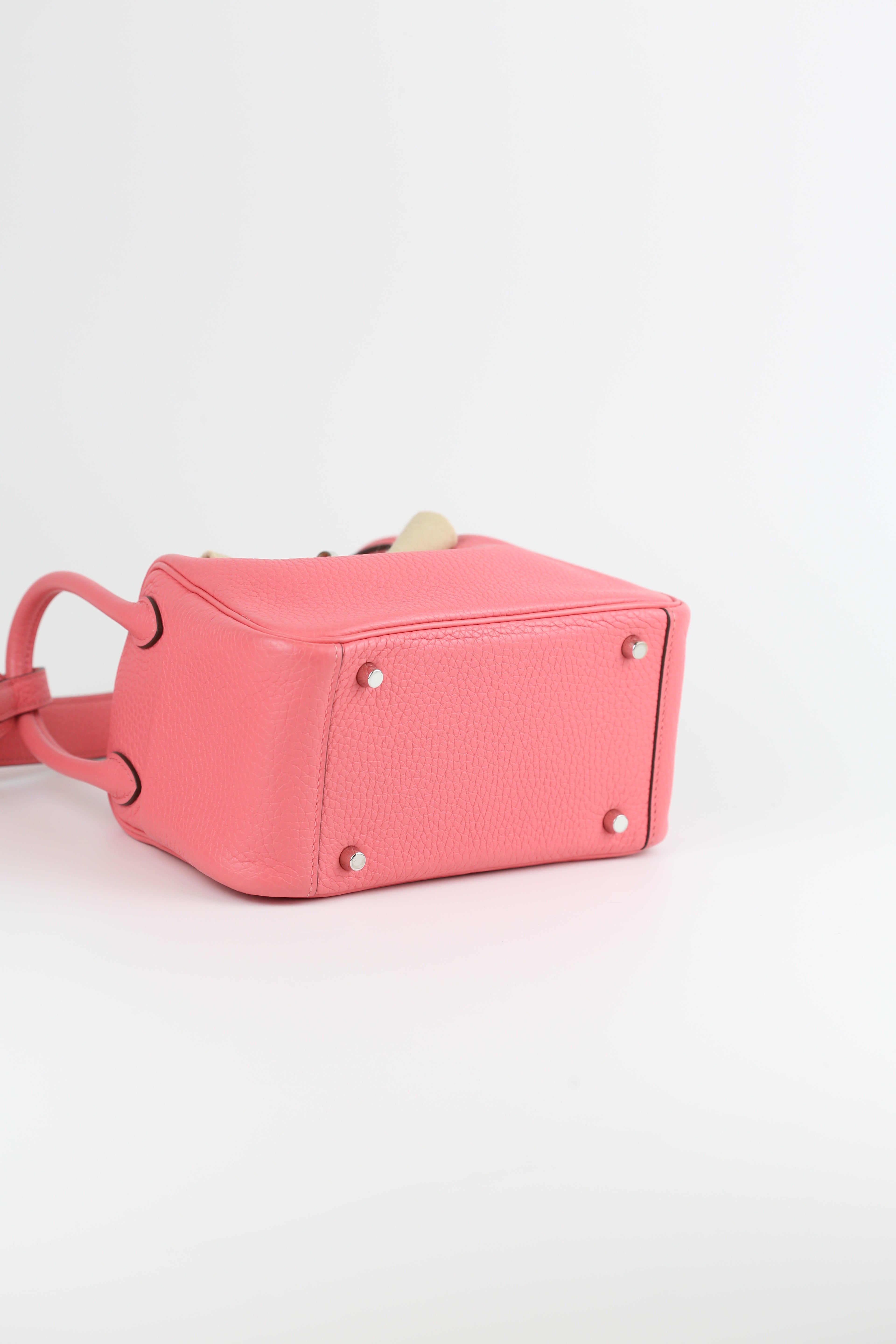 HERMÈS Clemence Mini Rose Azelee