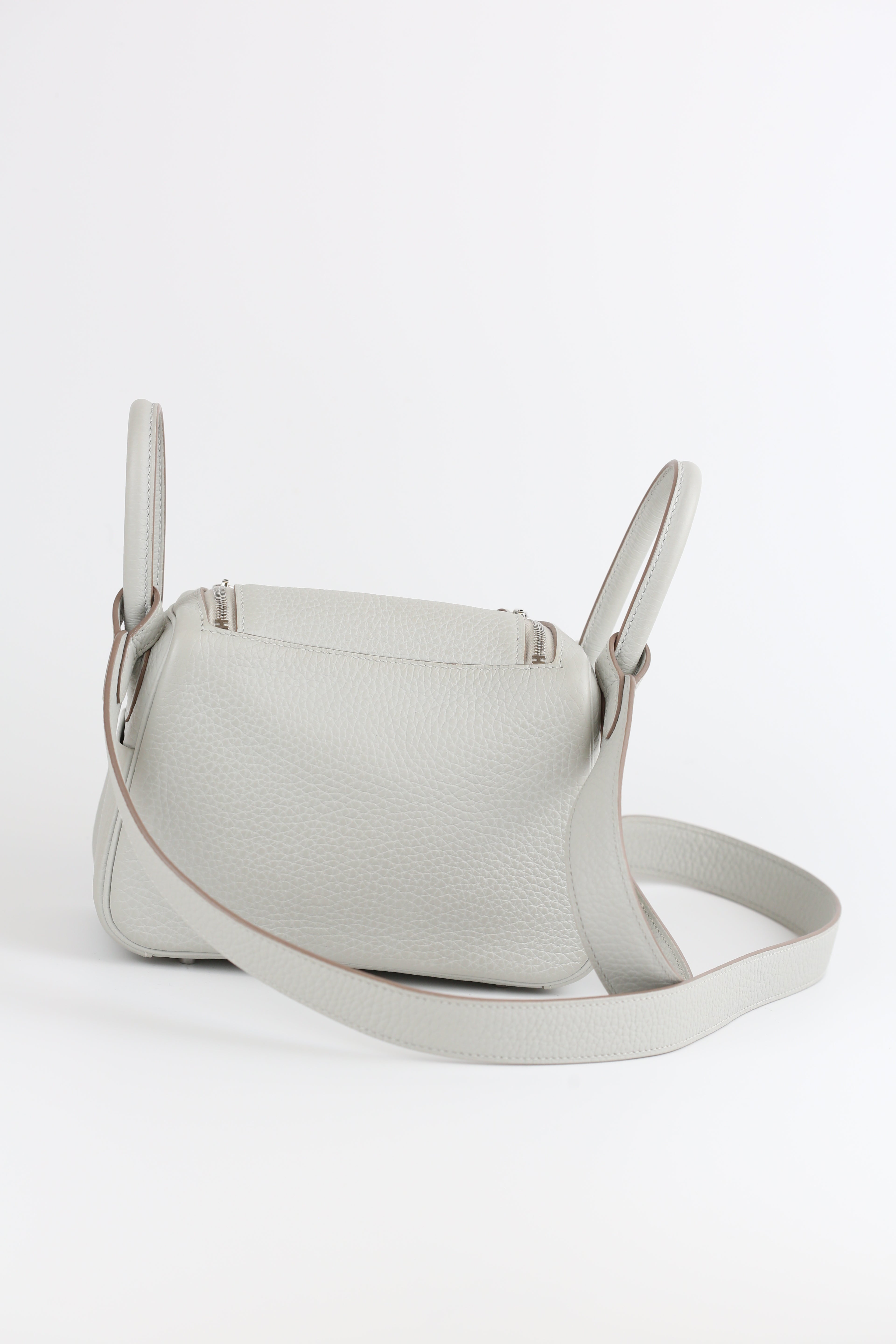 HERMÈS Clemence Mini Gris Perle