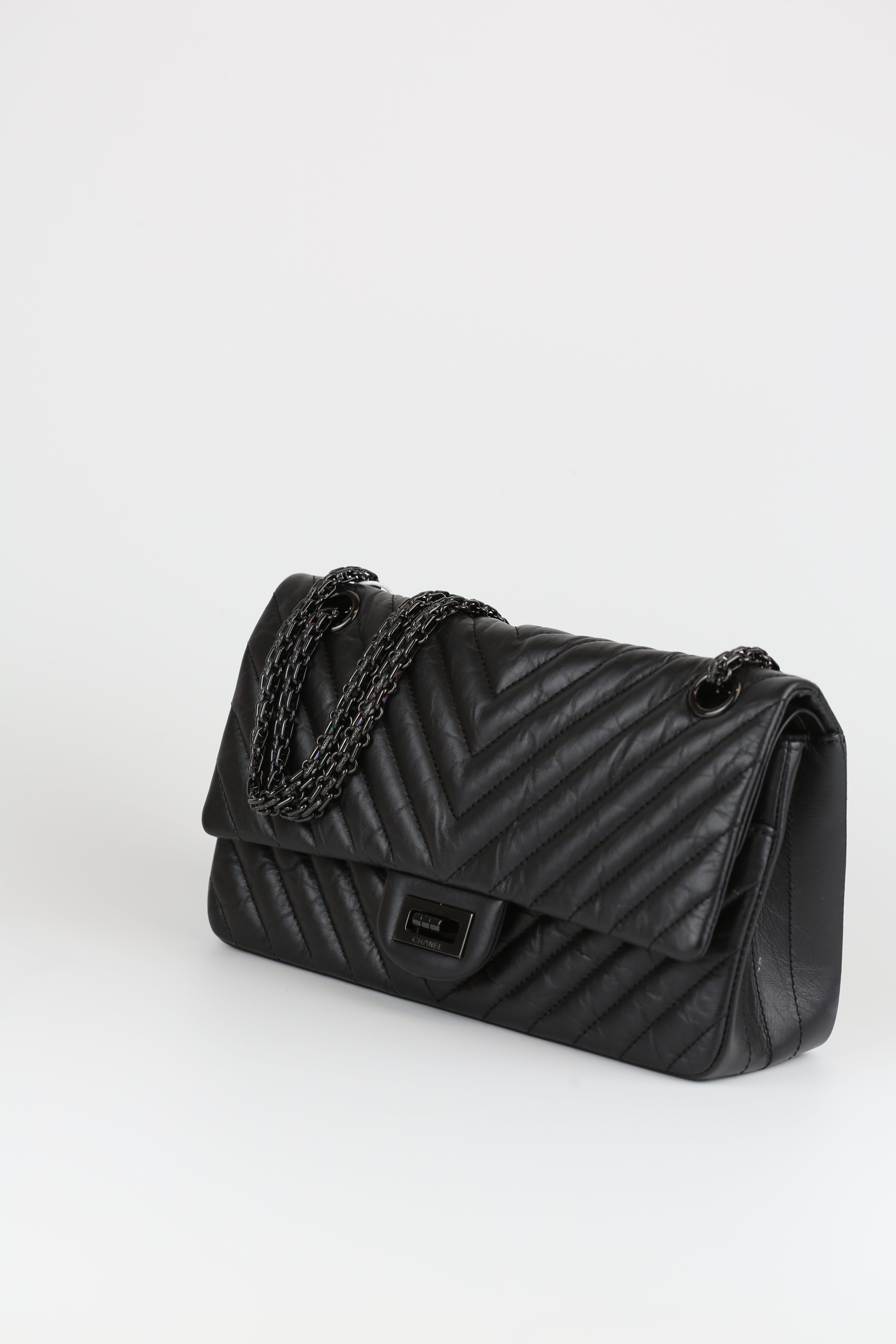 Chanel 2.55 Black&Black