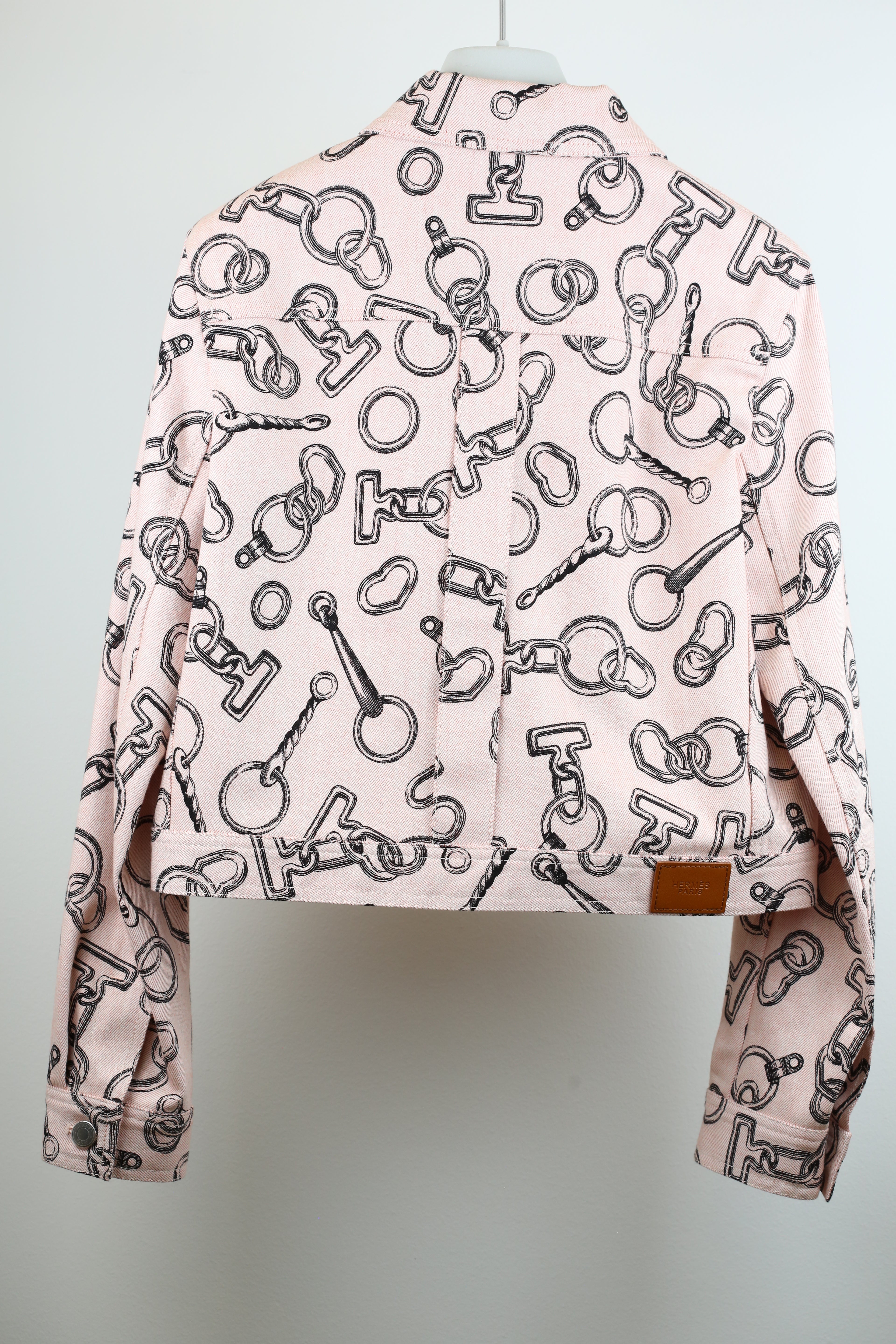 Effet Kaleidoscope Finesse Denim Jacket Rose Quartz