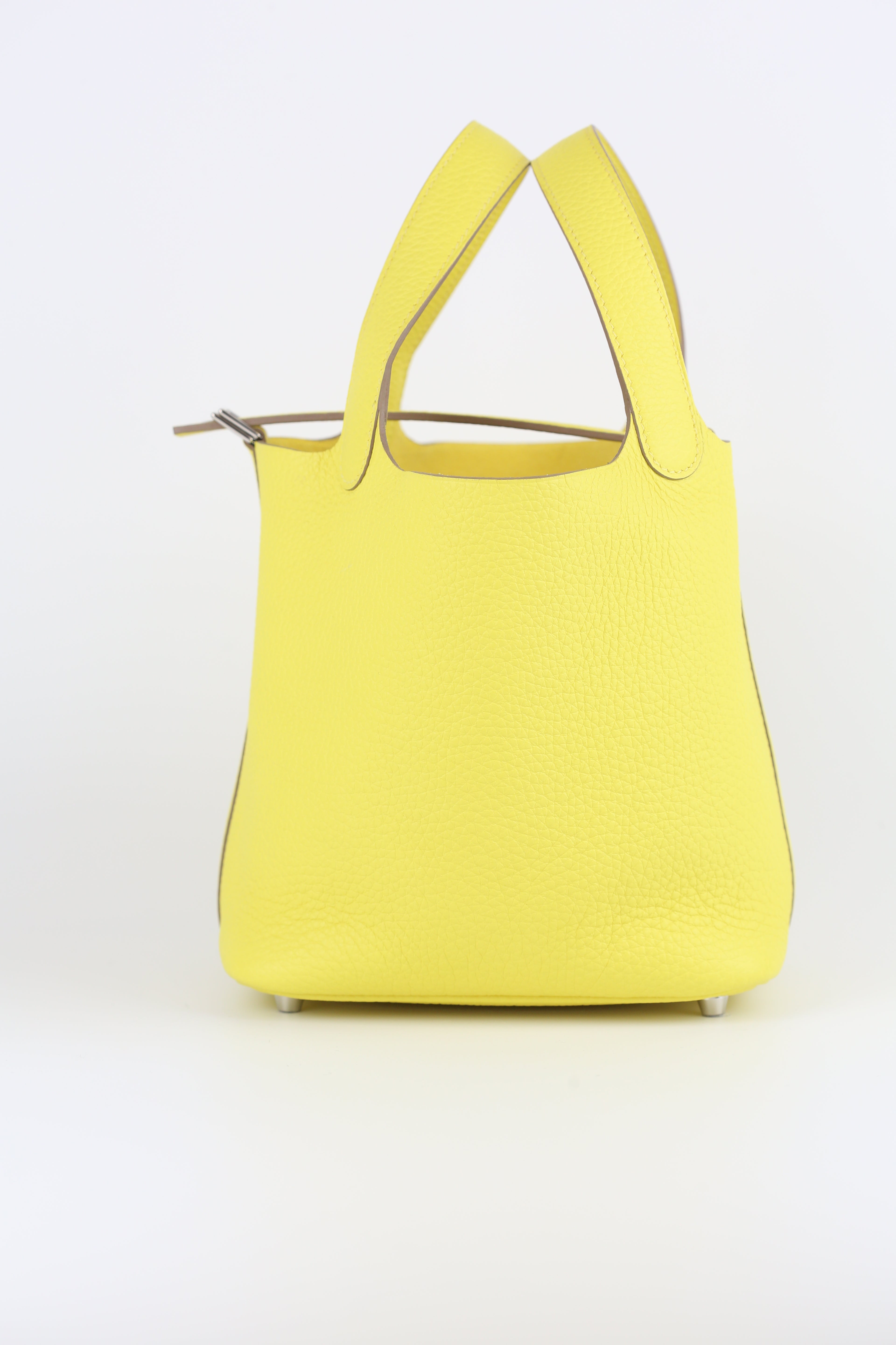 Hermes Clemence Picotin 18 Lime