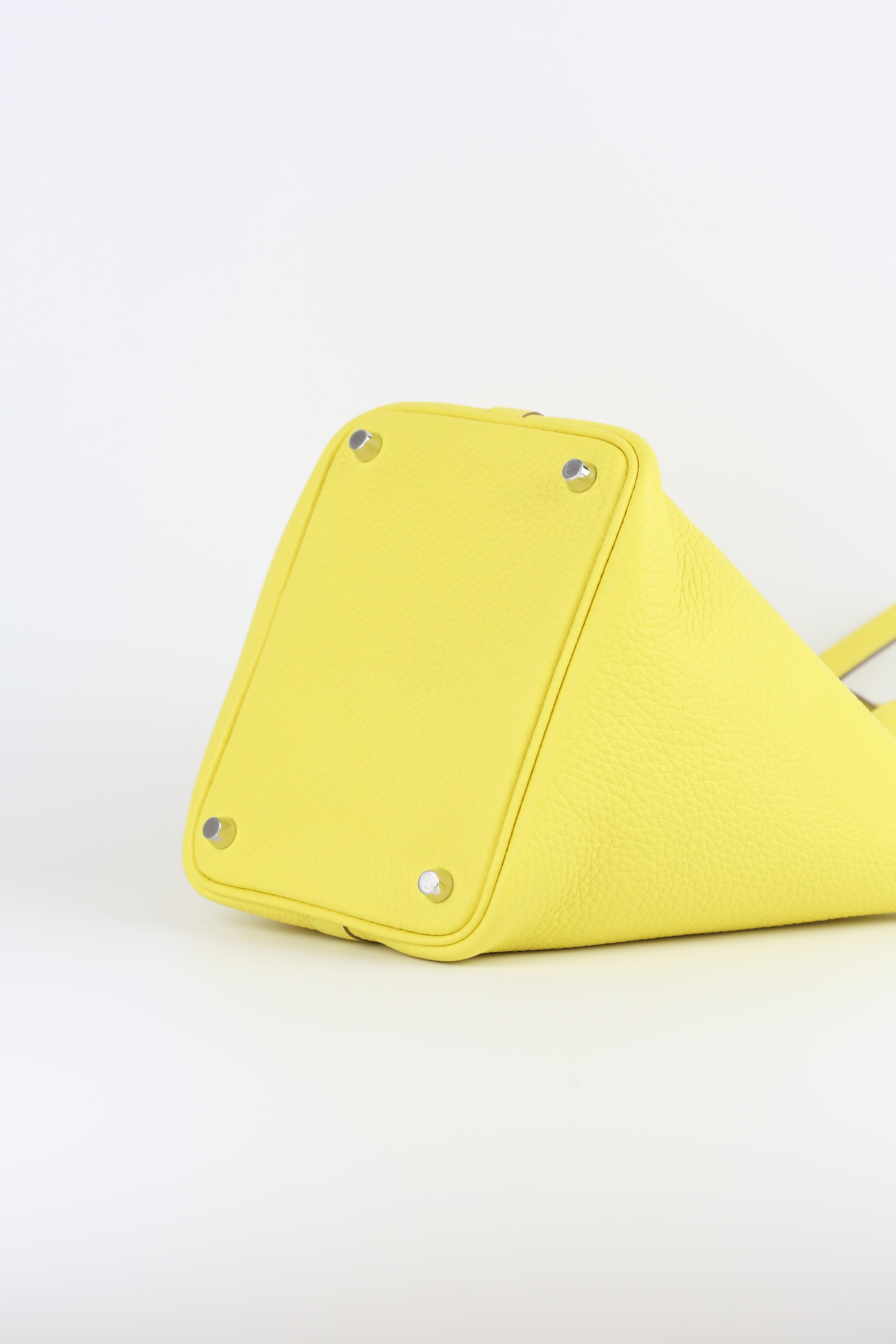 Hermes Clemence Picotin 18 Lime