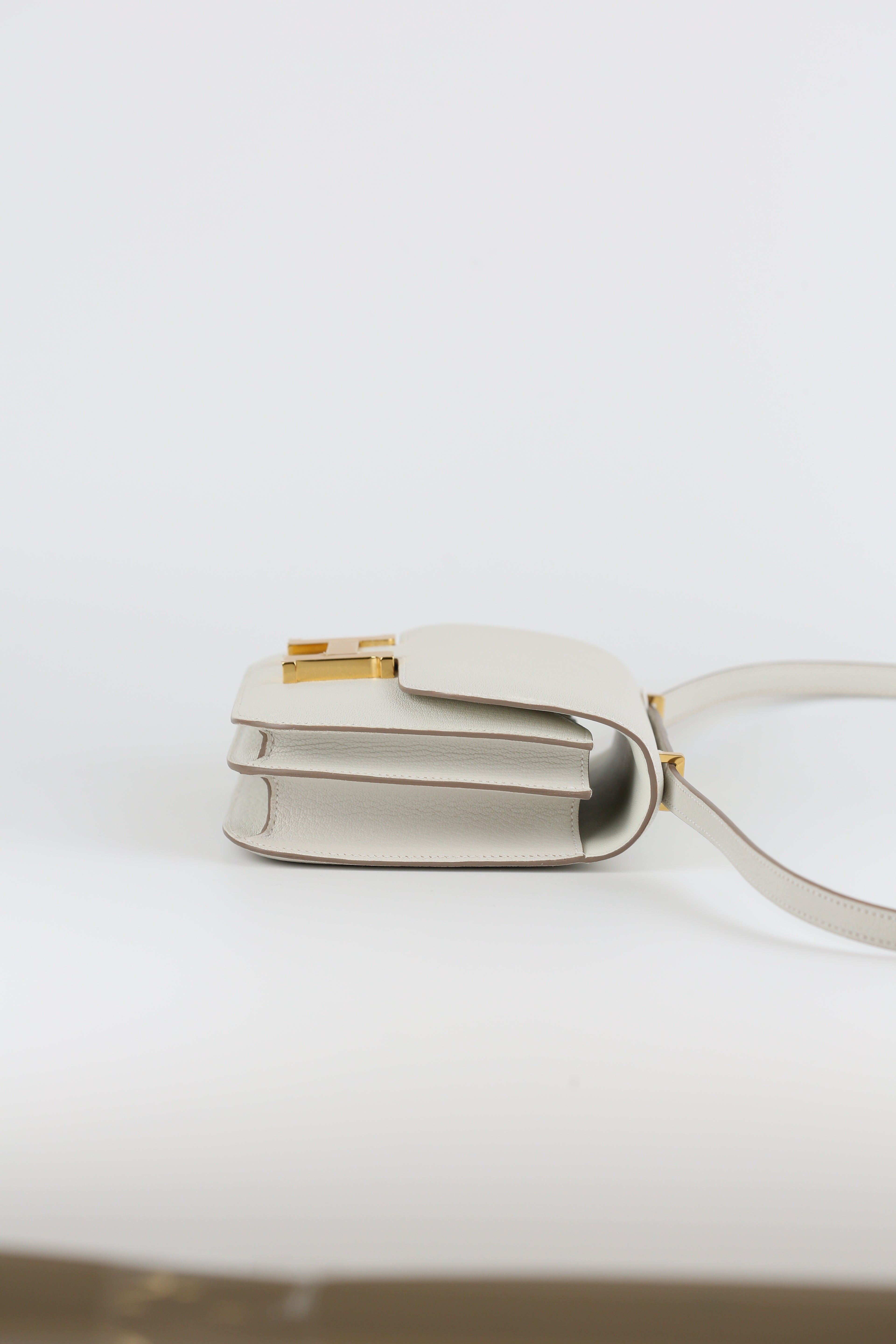 Hermes Chevre Mini Constance Mushroom