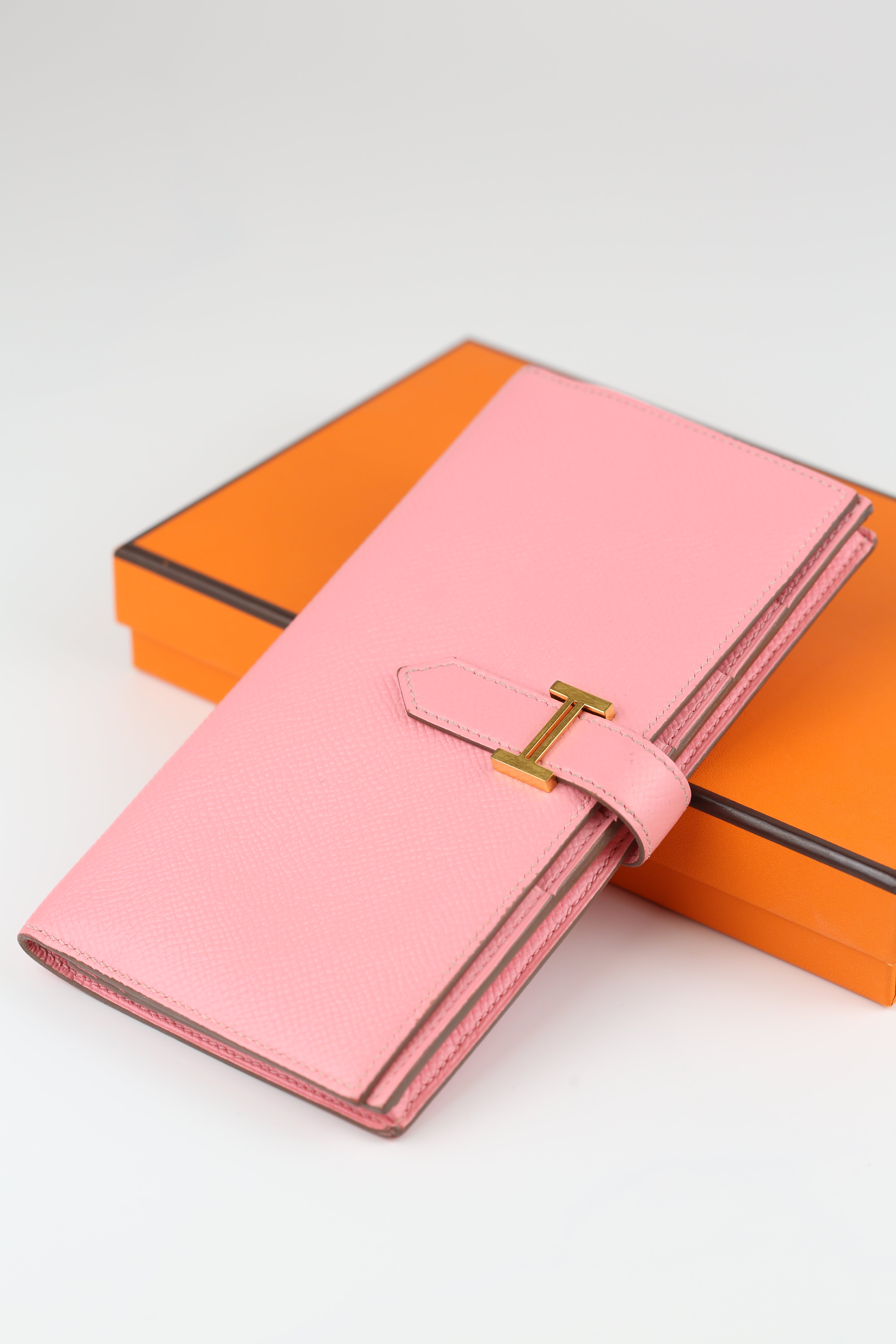 Hermes Bearn Wallet Pink