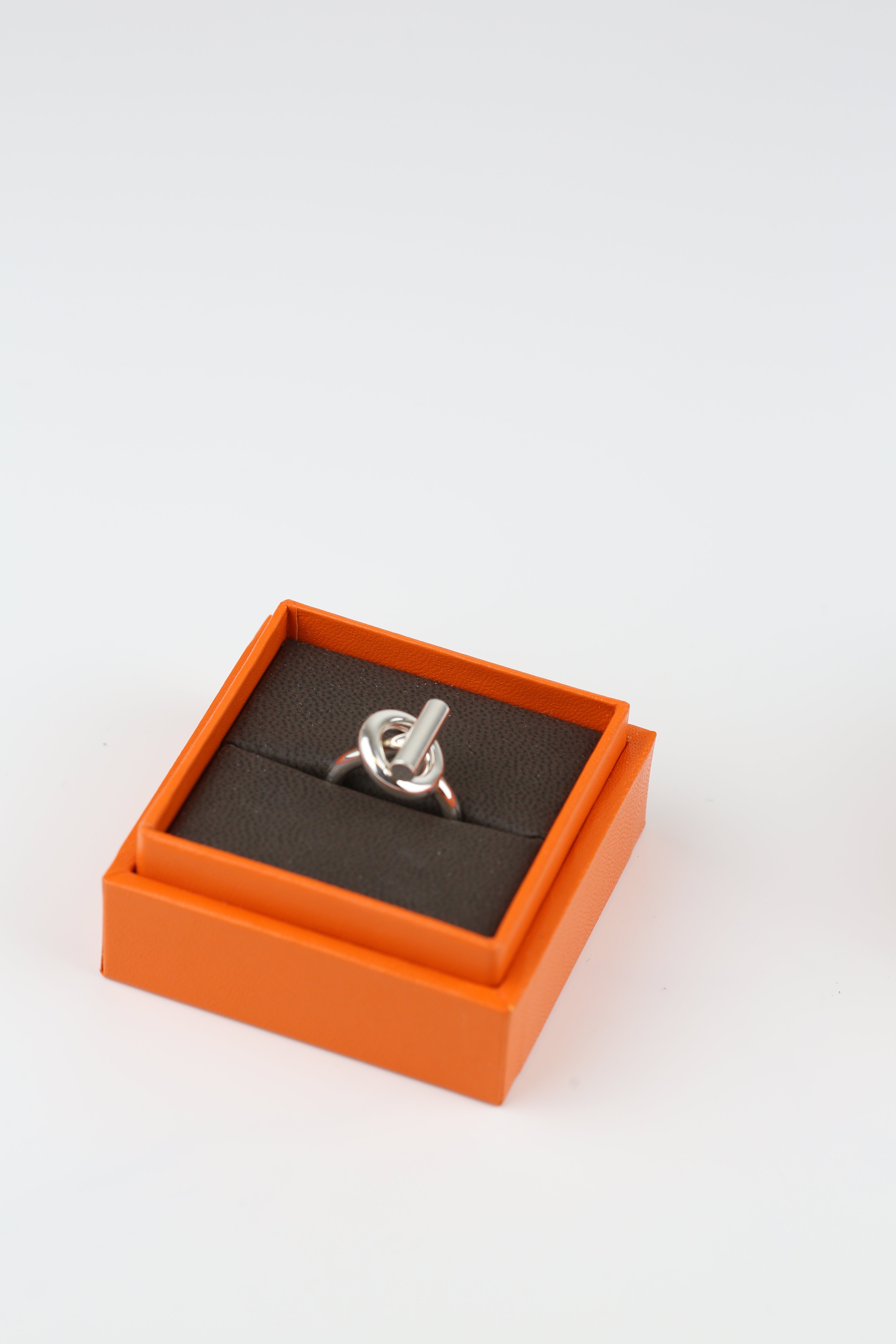 Hermes Silver Ring