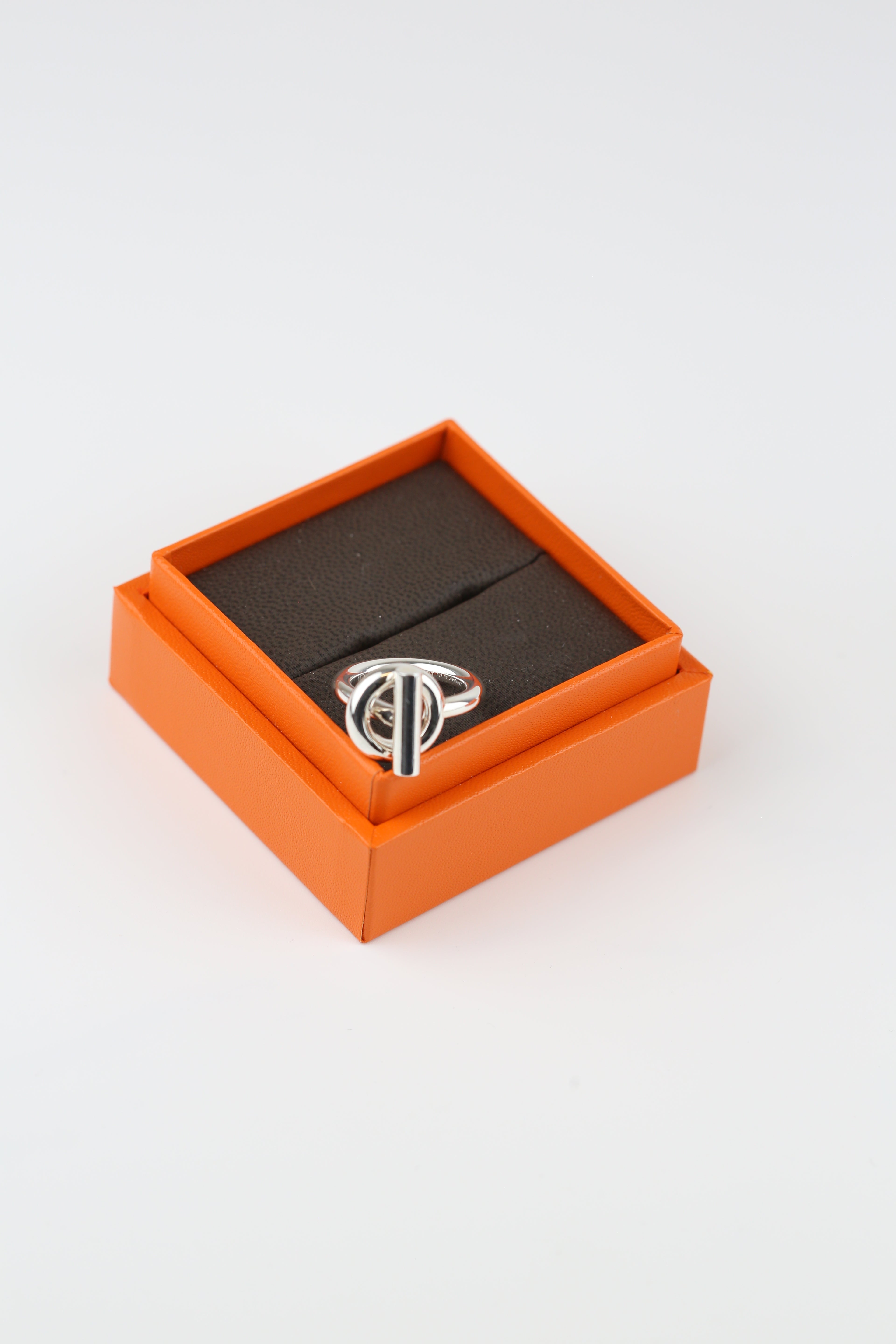 Hermes Silver Ring