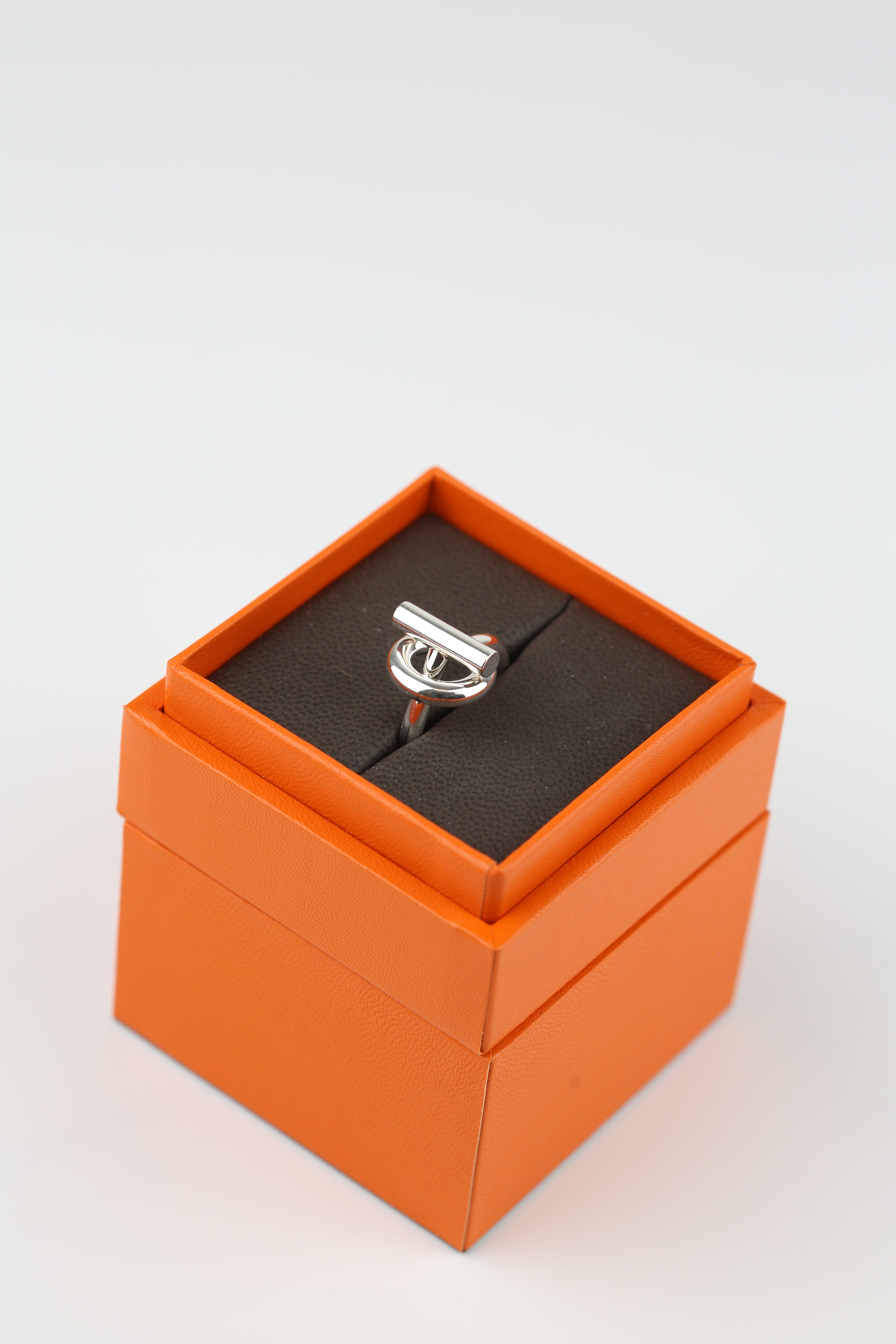 Hermes Silver Ring