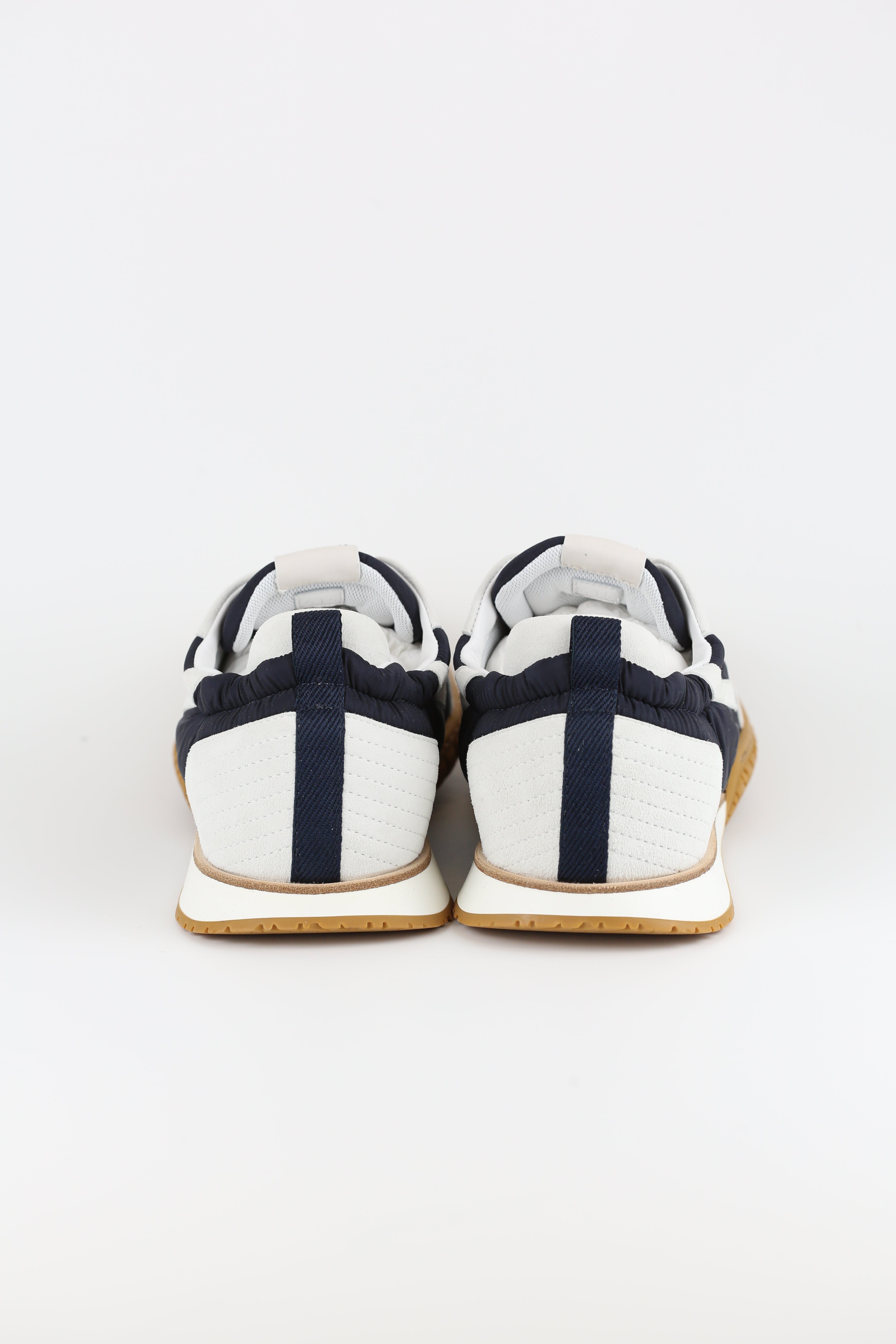 Hermes Men's Sneakers Navy & White size