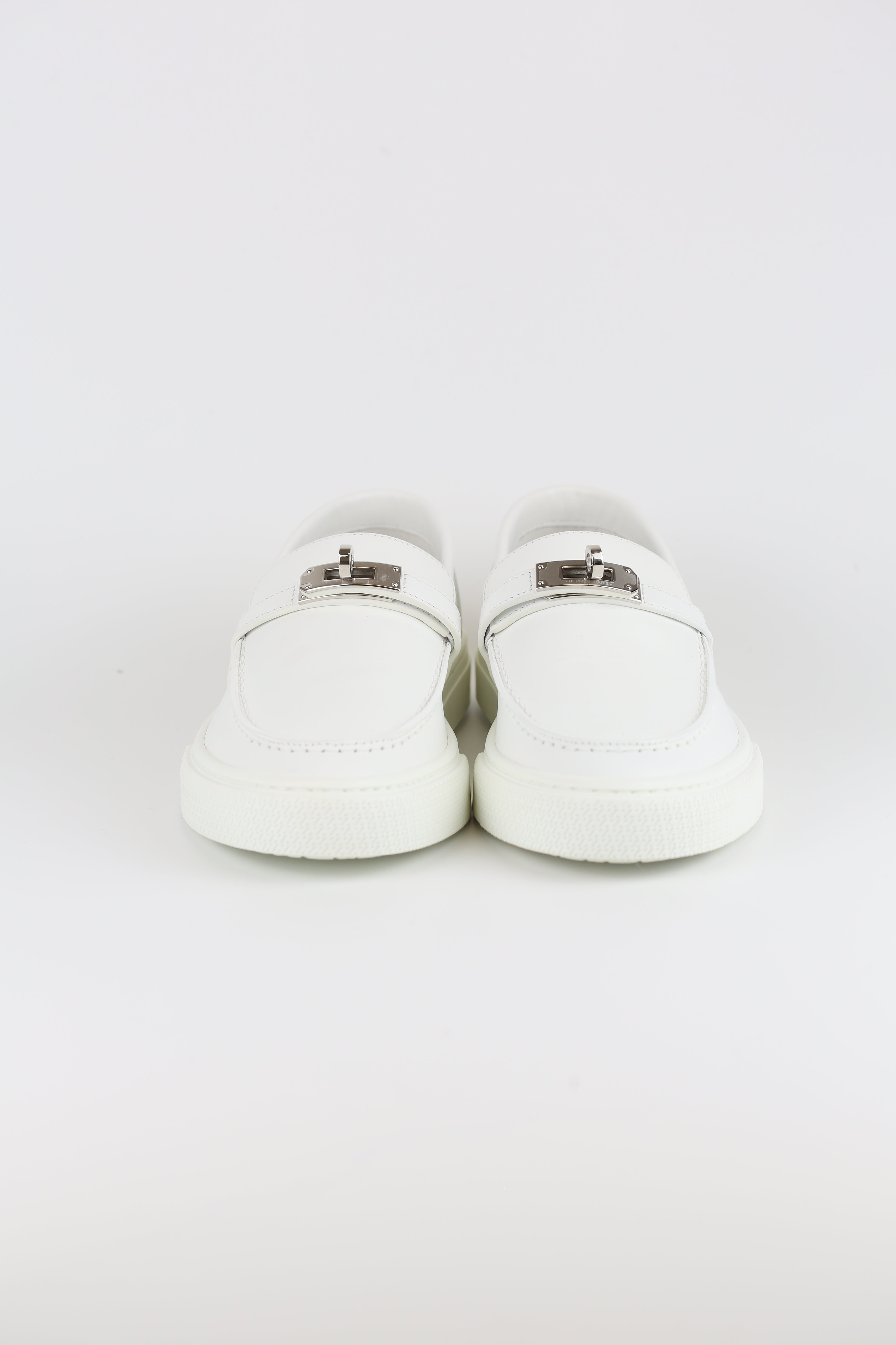 Hermes Women's Kelly Loafer White size