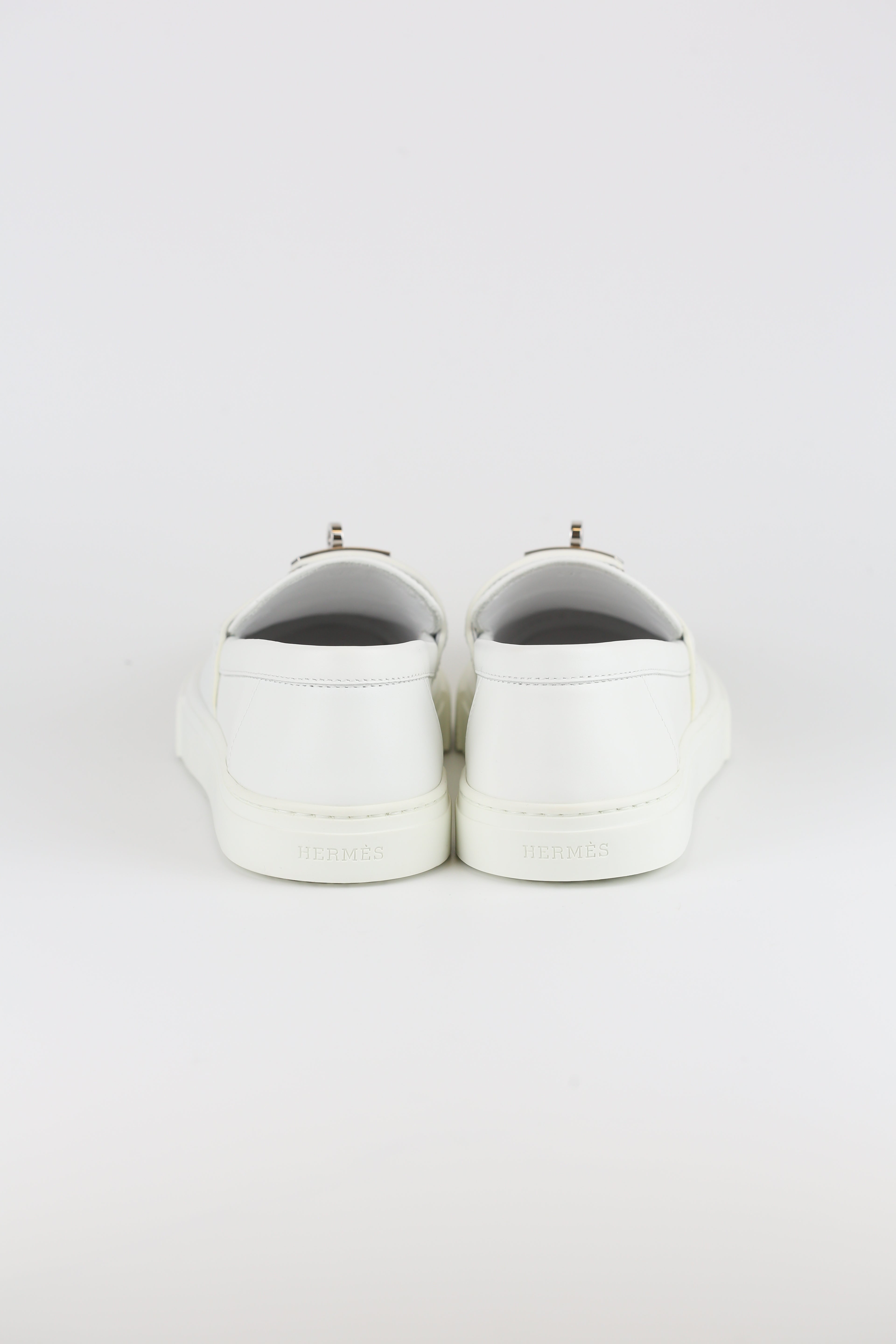 Hermes Women's Kelly Loafer White size