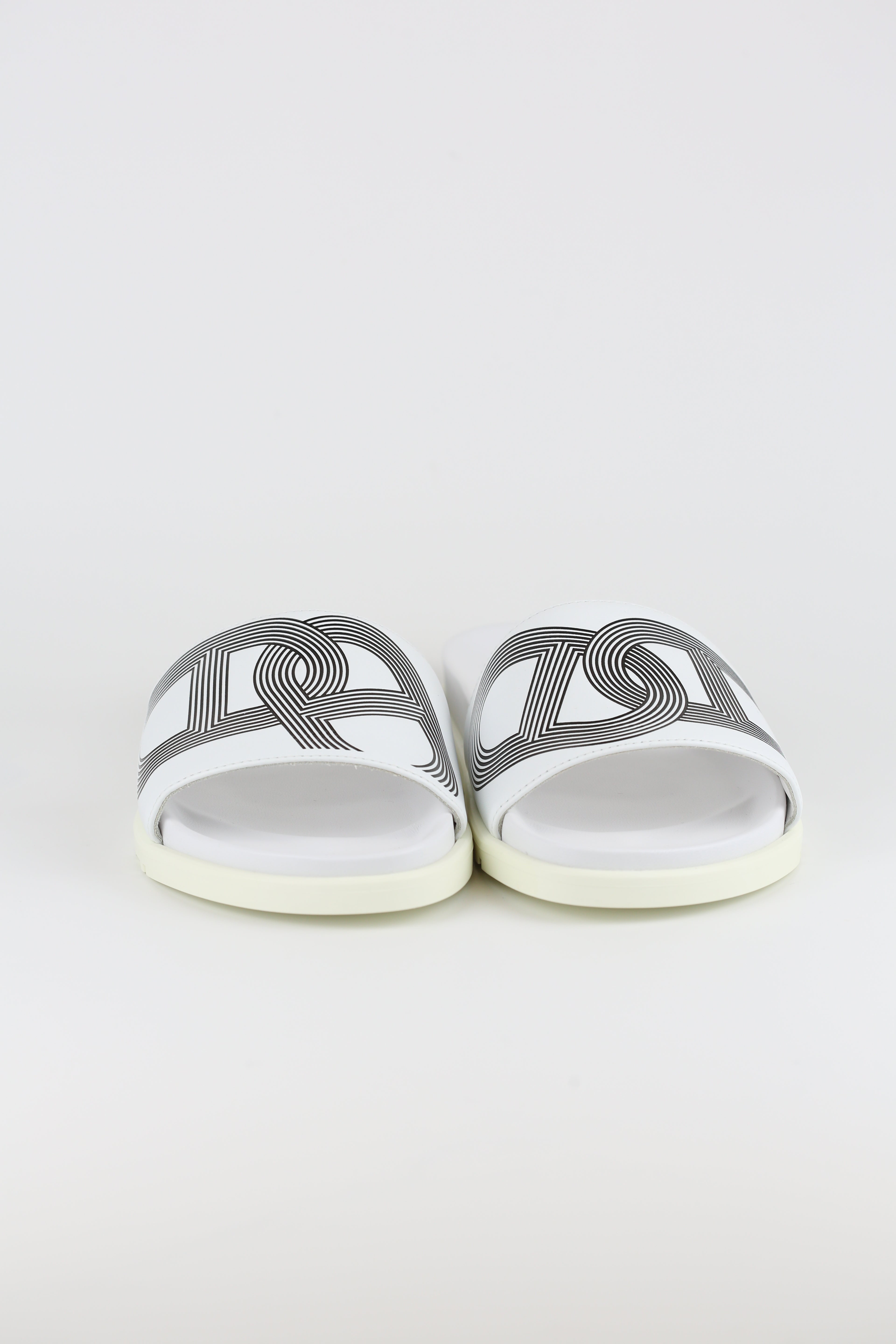 Hermes Men's Slippers Noir size 42