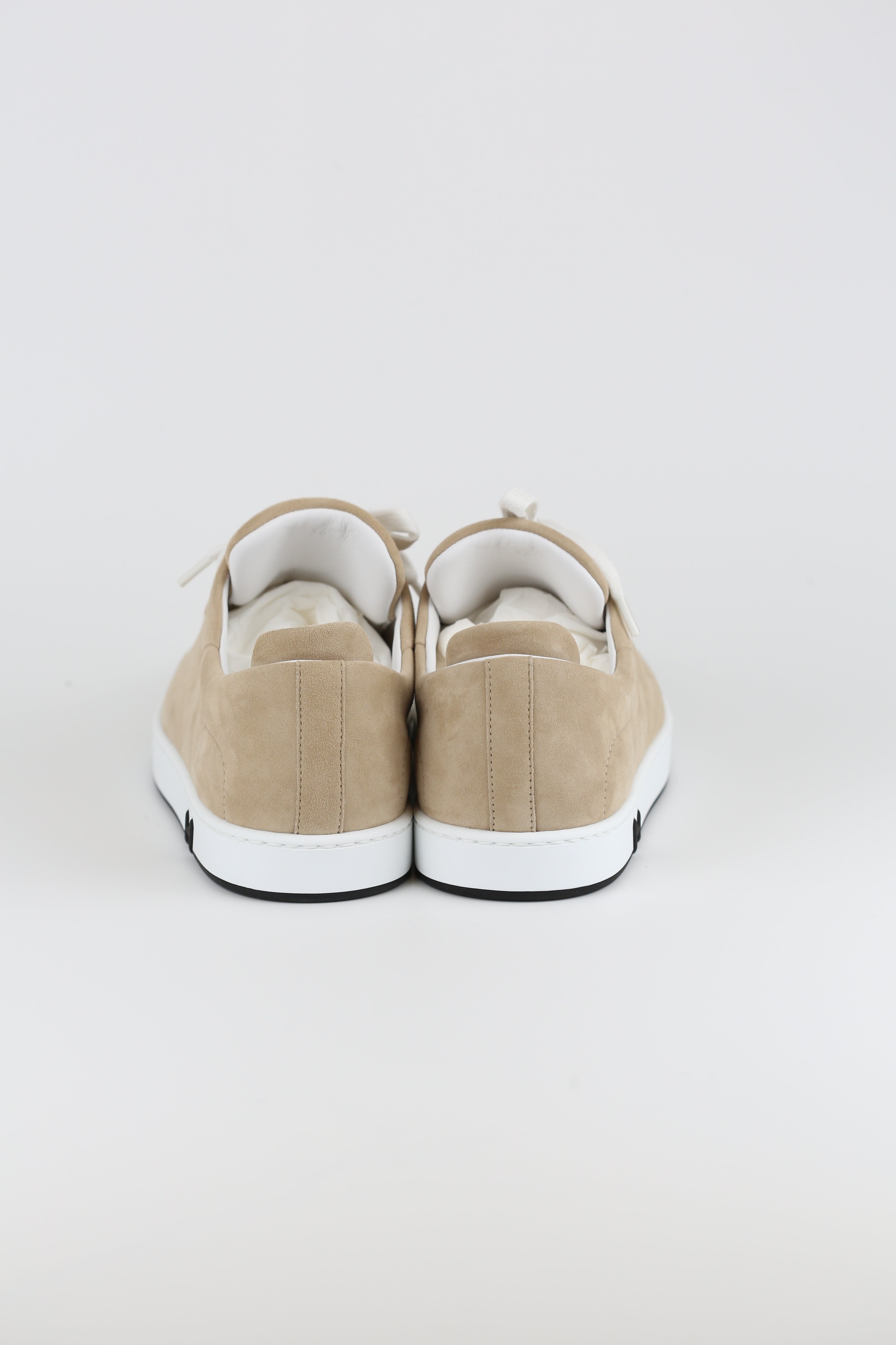 Hermes Women's Sneakers Suede Beige size