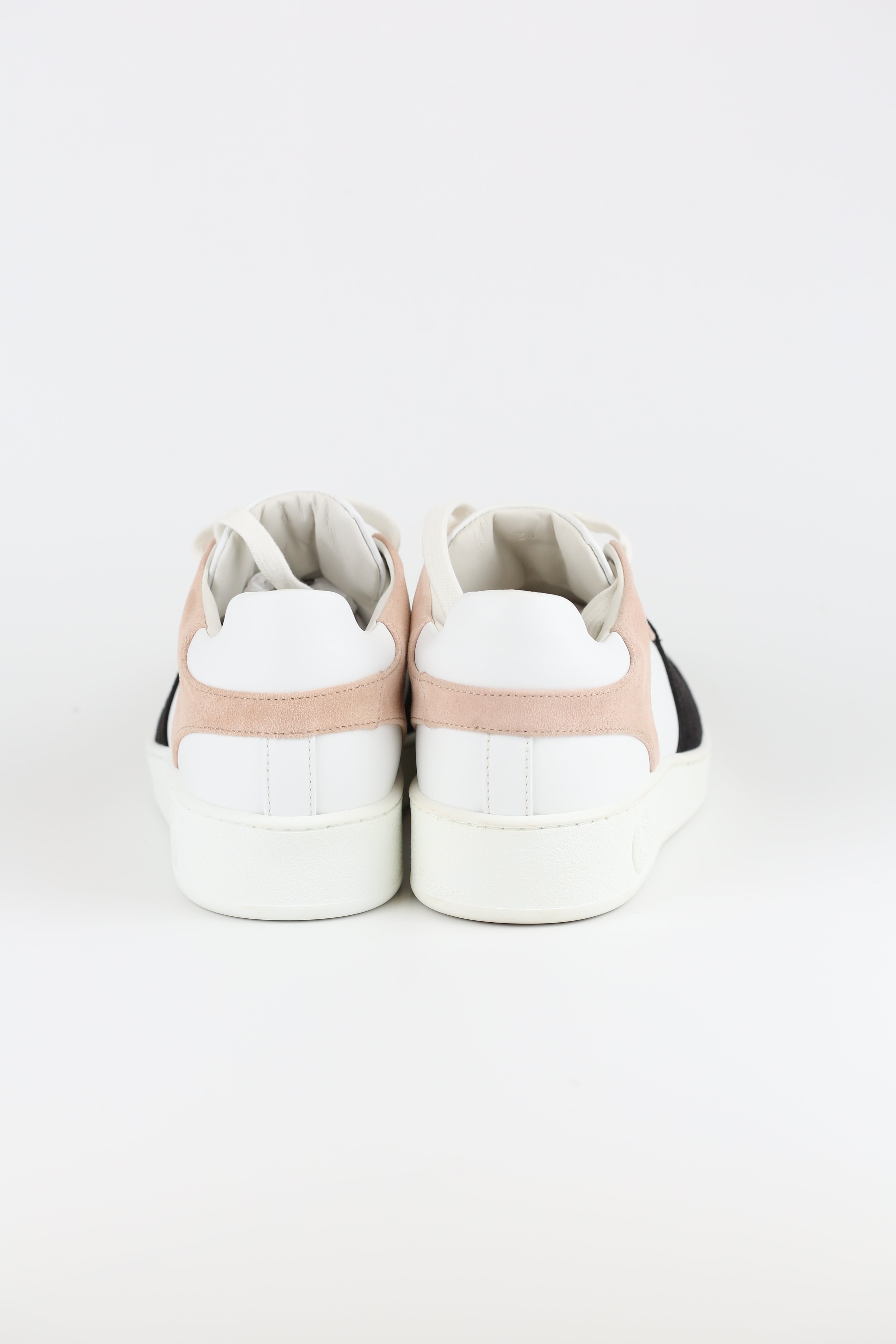 Hermes Women's Sneakers white& pink & black Size