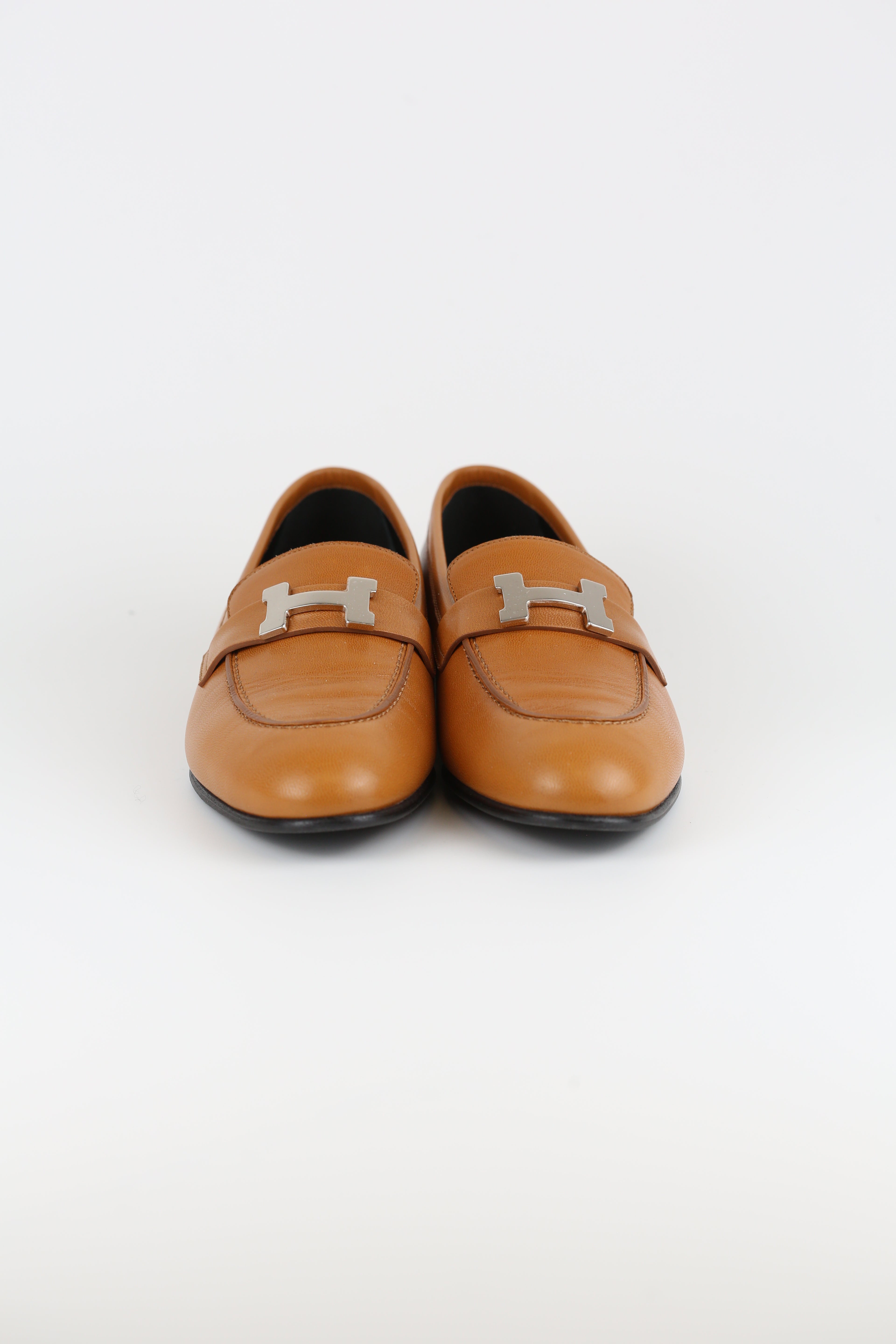 Hermes Women's Loafers Gold size 37