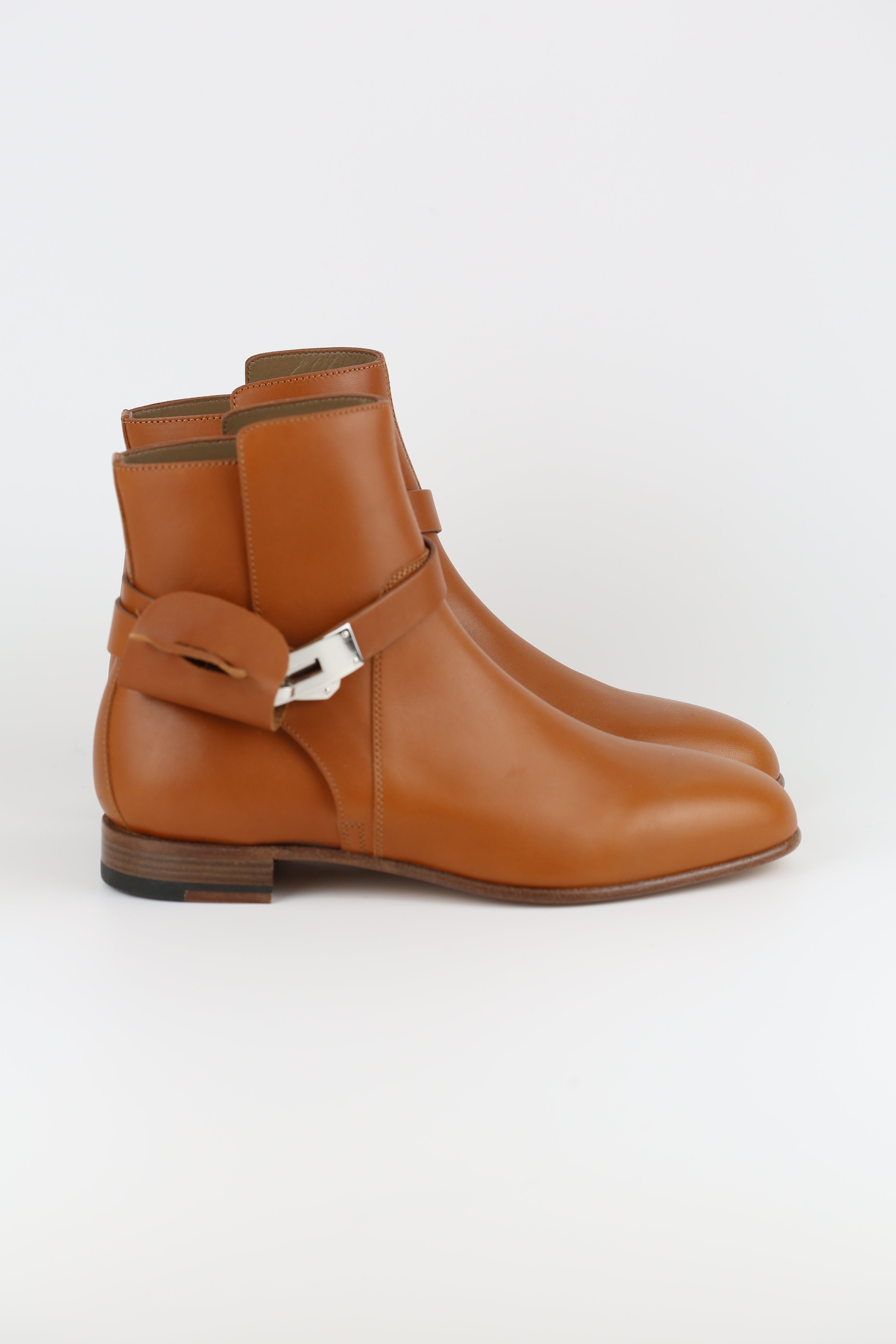 Hermes Women's short Boots Gold size