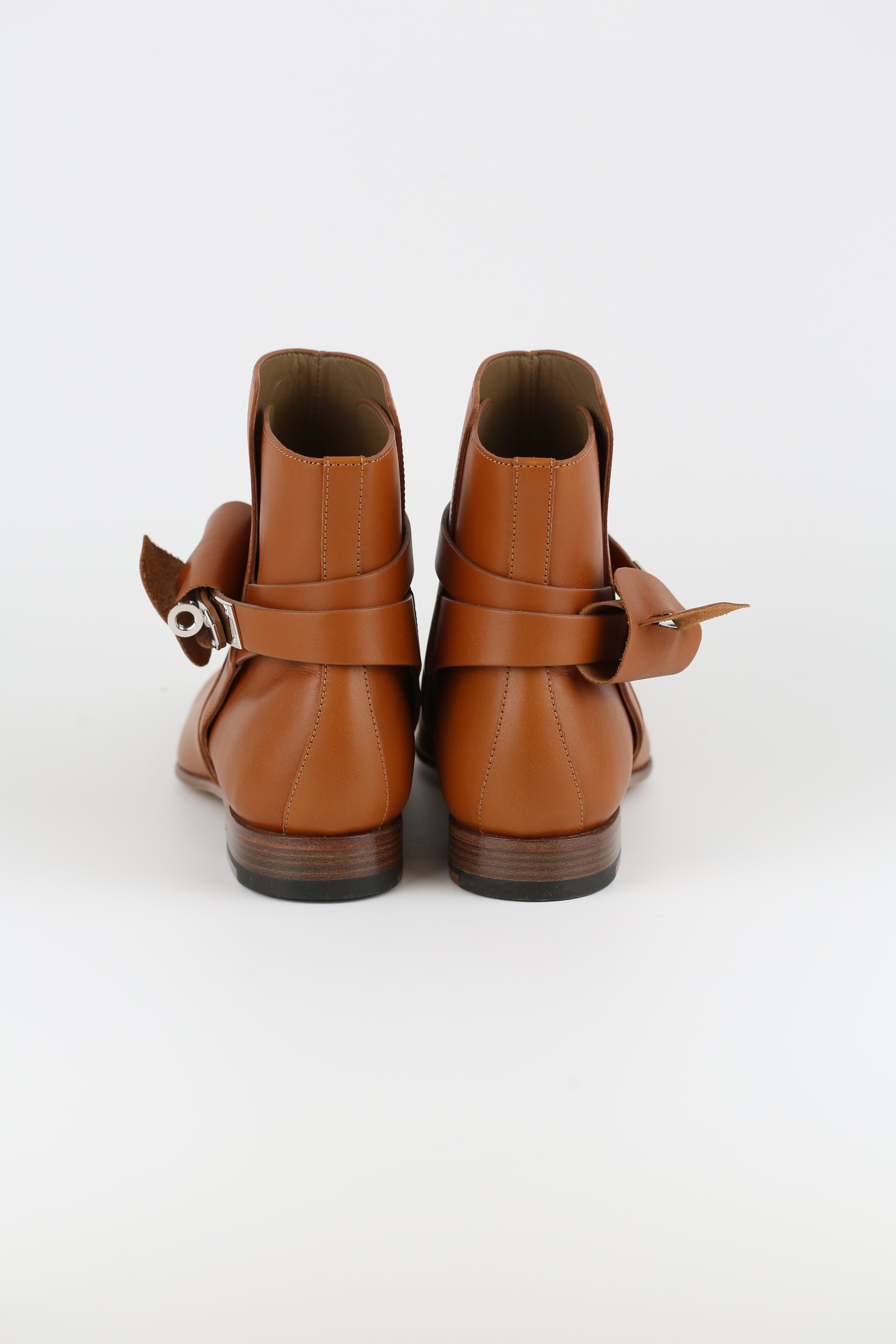 Hermes Women's short Boots Gold size