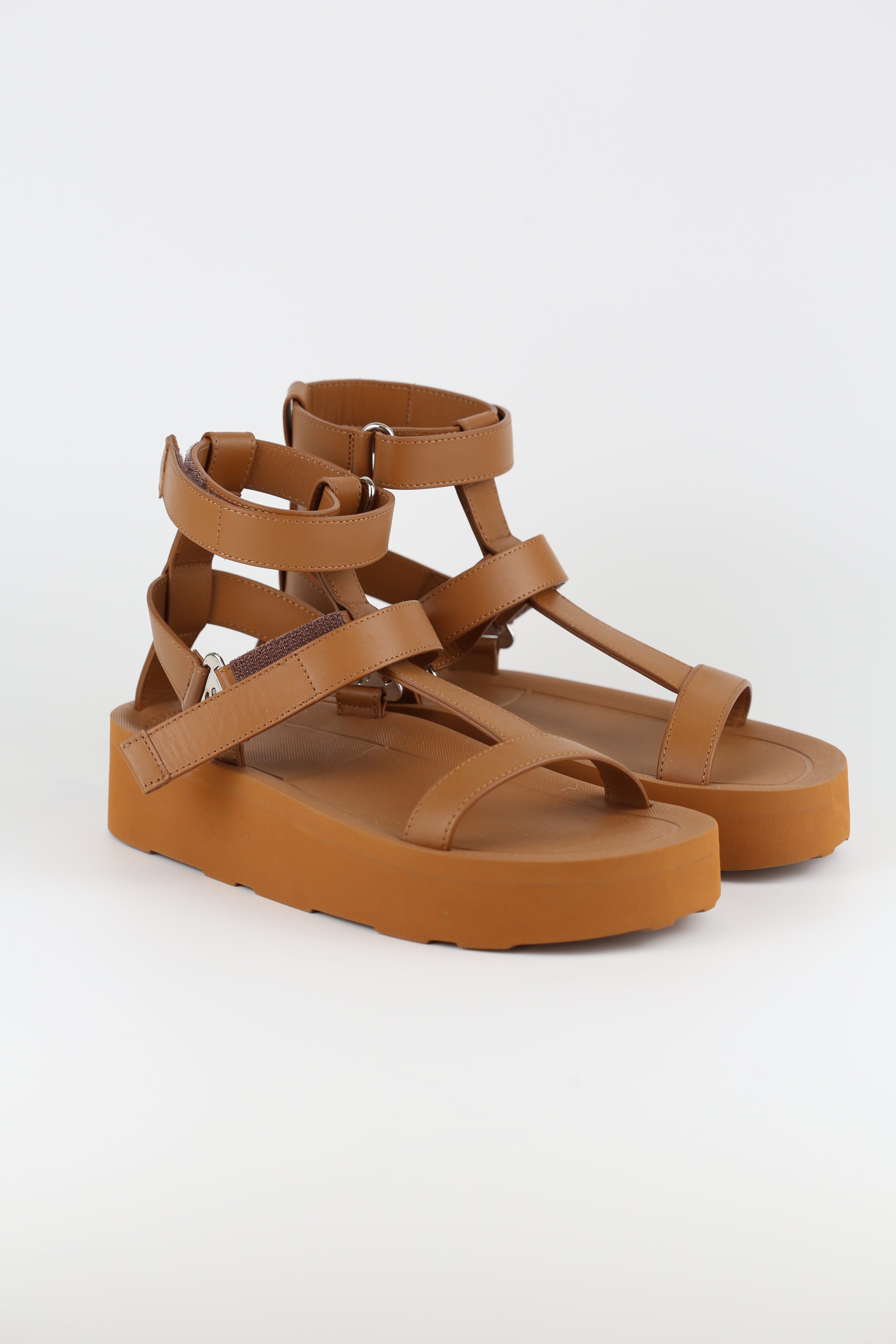 Hermes Women's Sandals Gold Size 37