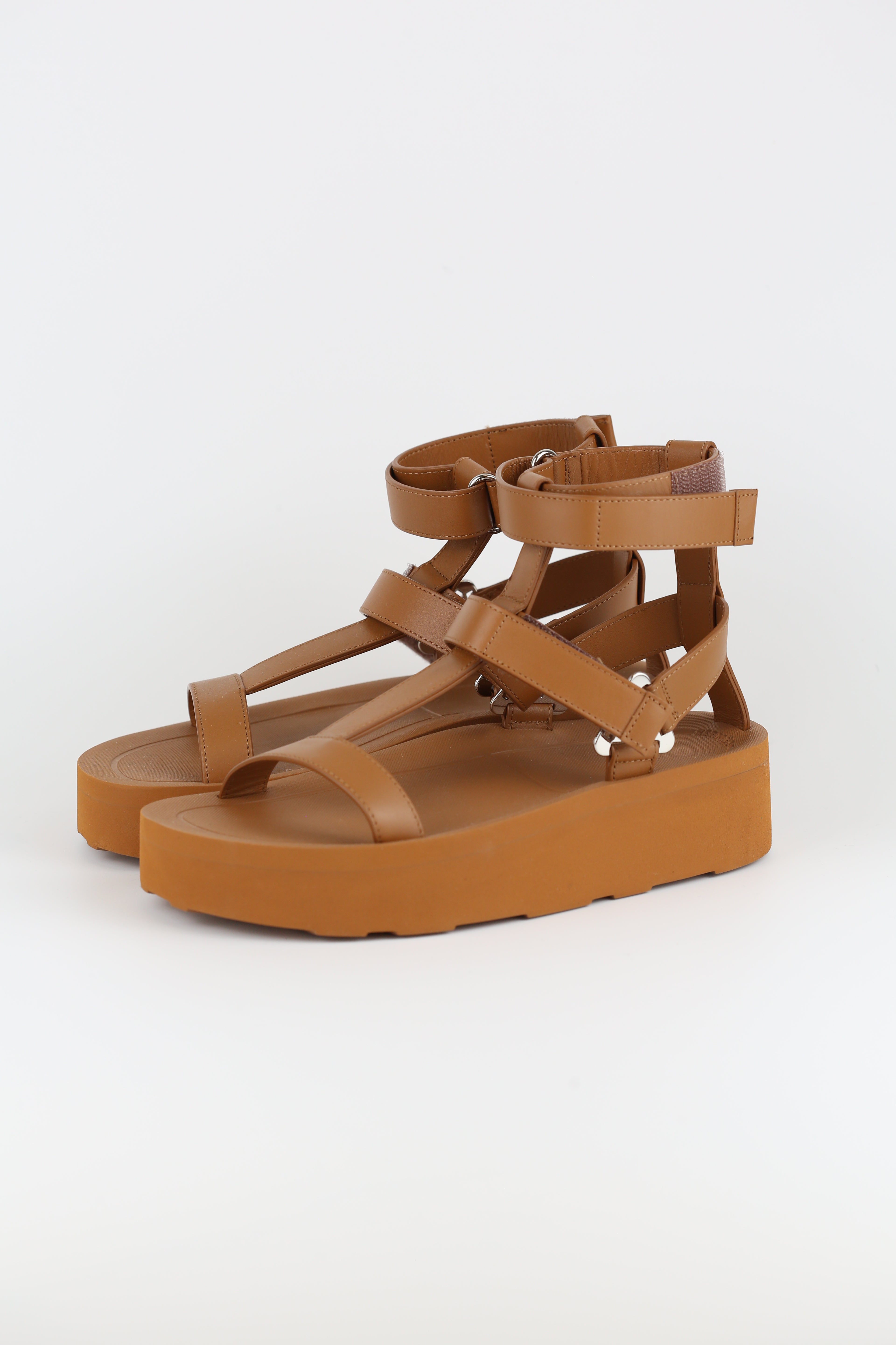 Hermes Women's Sandals Gold Size 37
