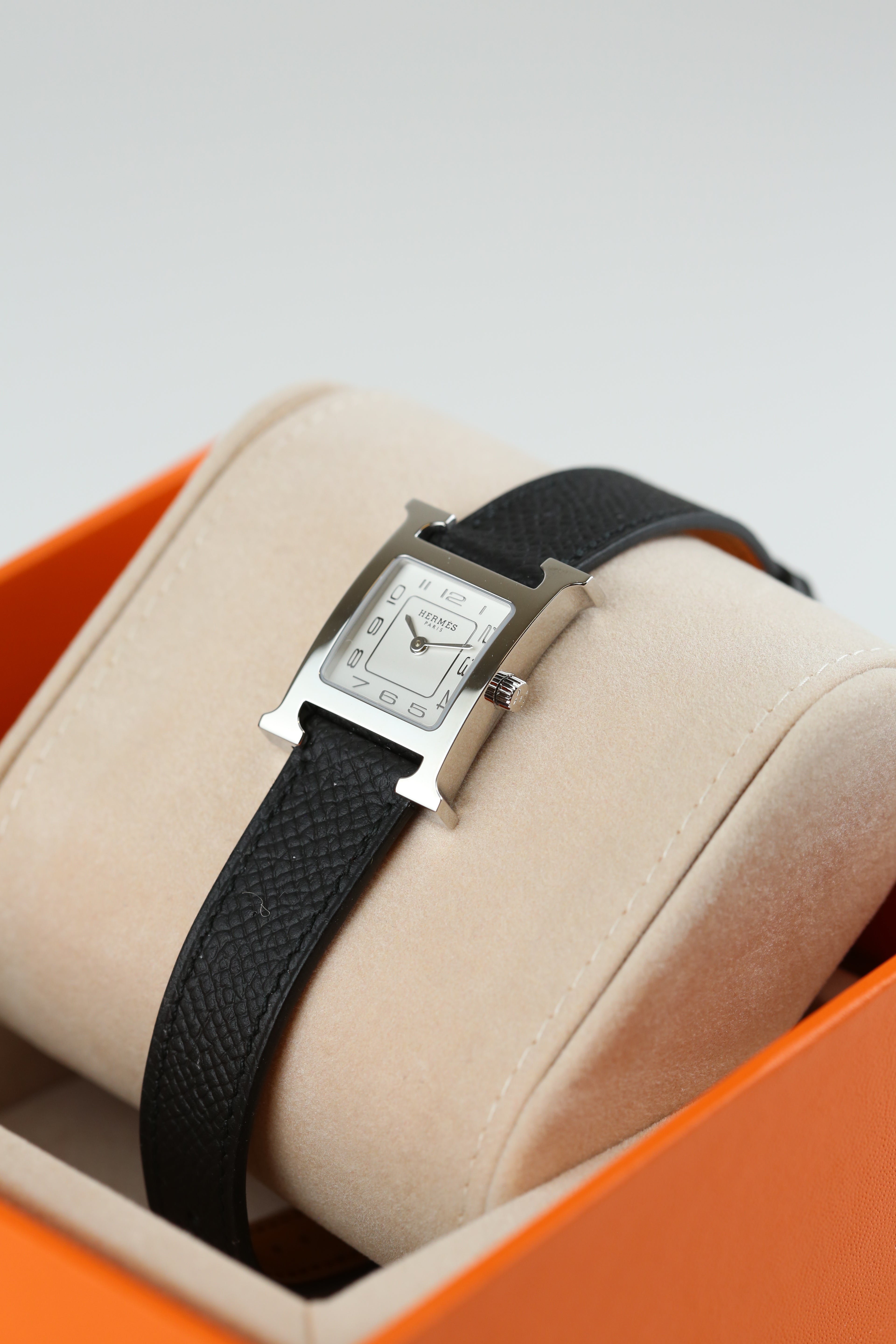 Hermes H Watch Black