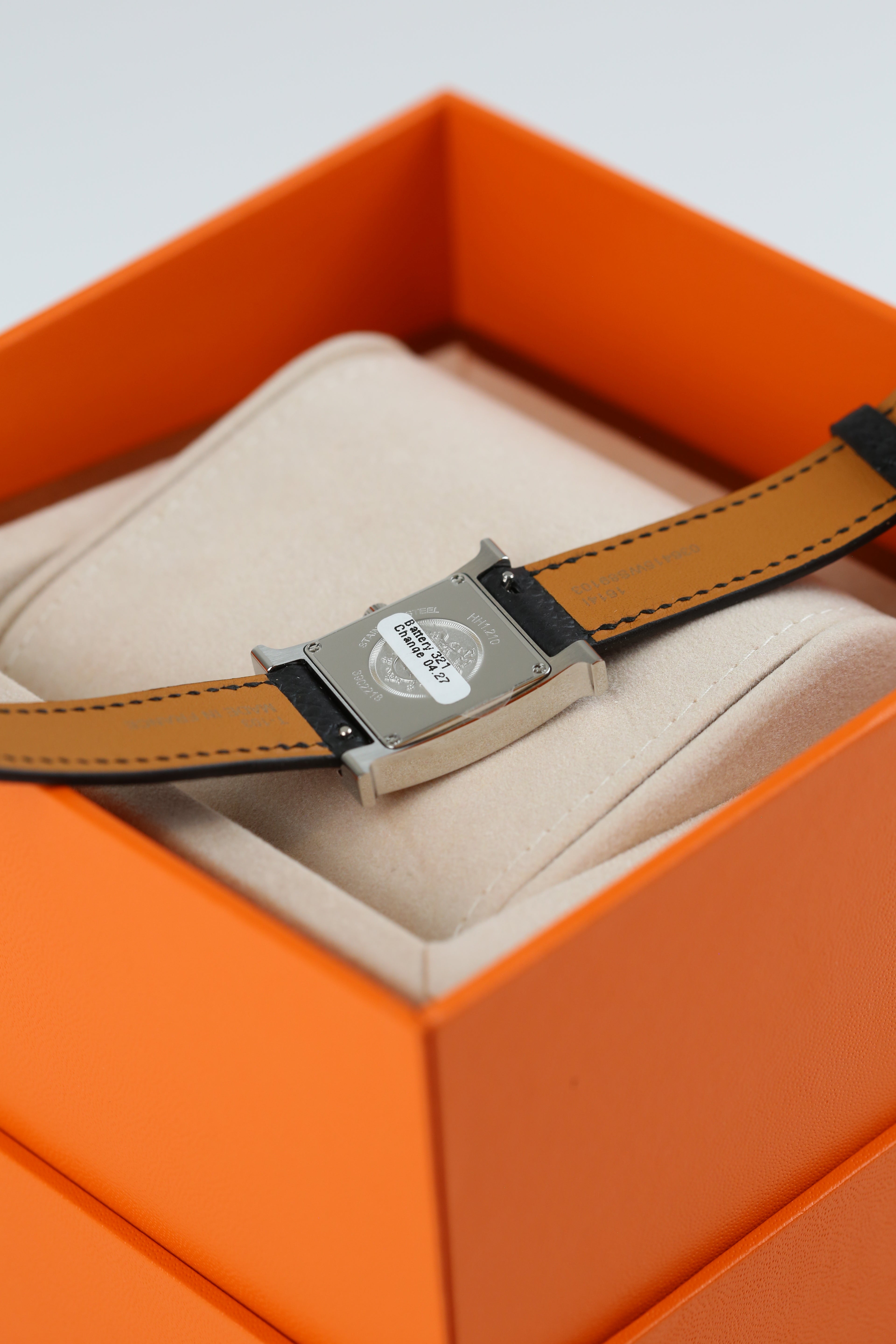Hermes H Watch Black