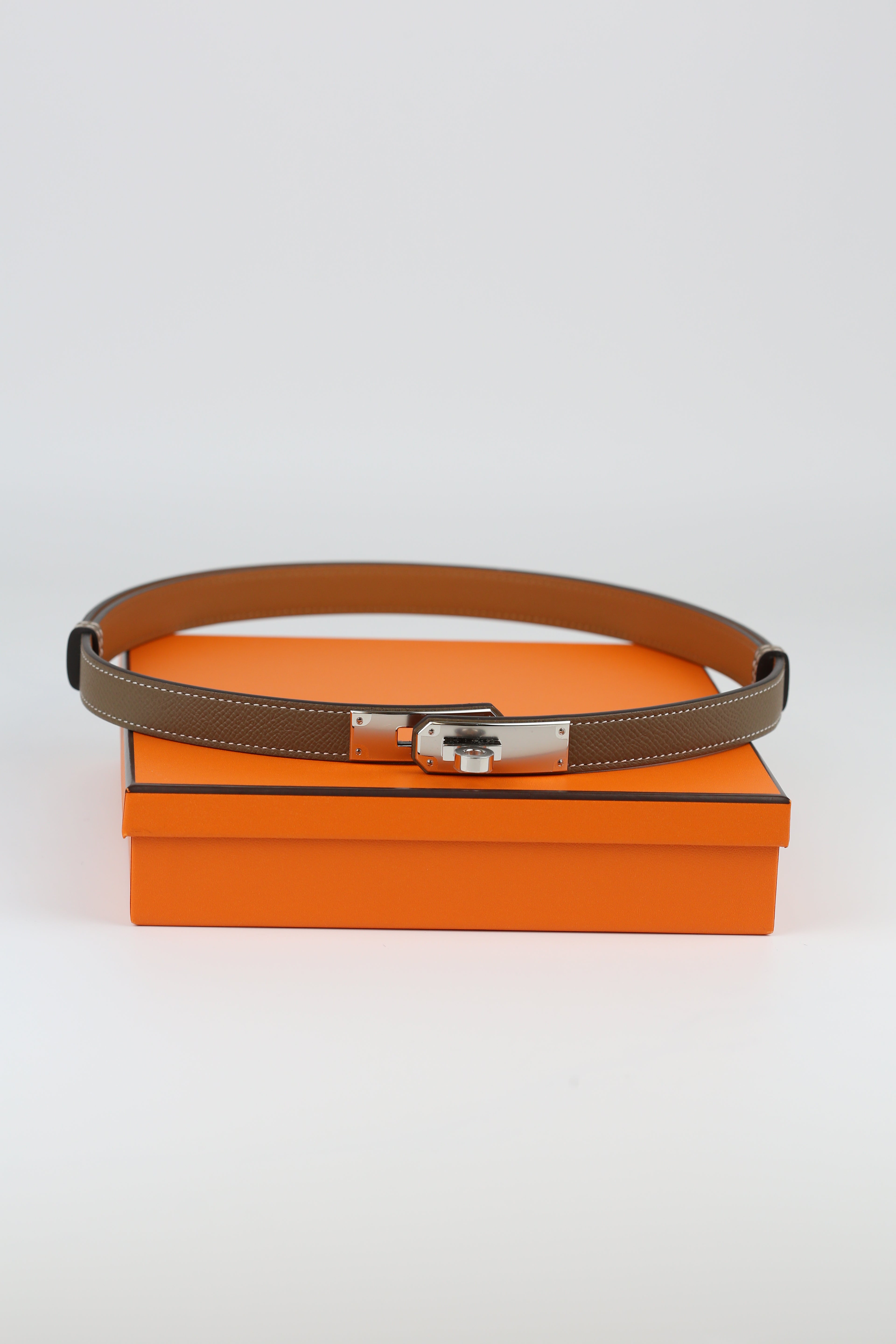 Hermes H Belt Double side Noir & Gold