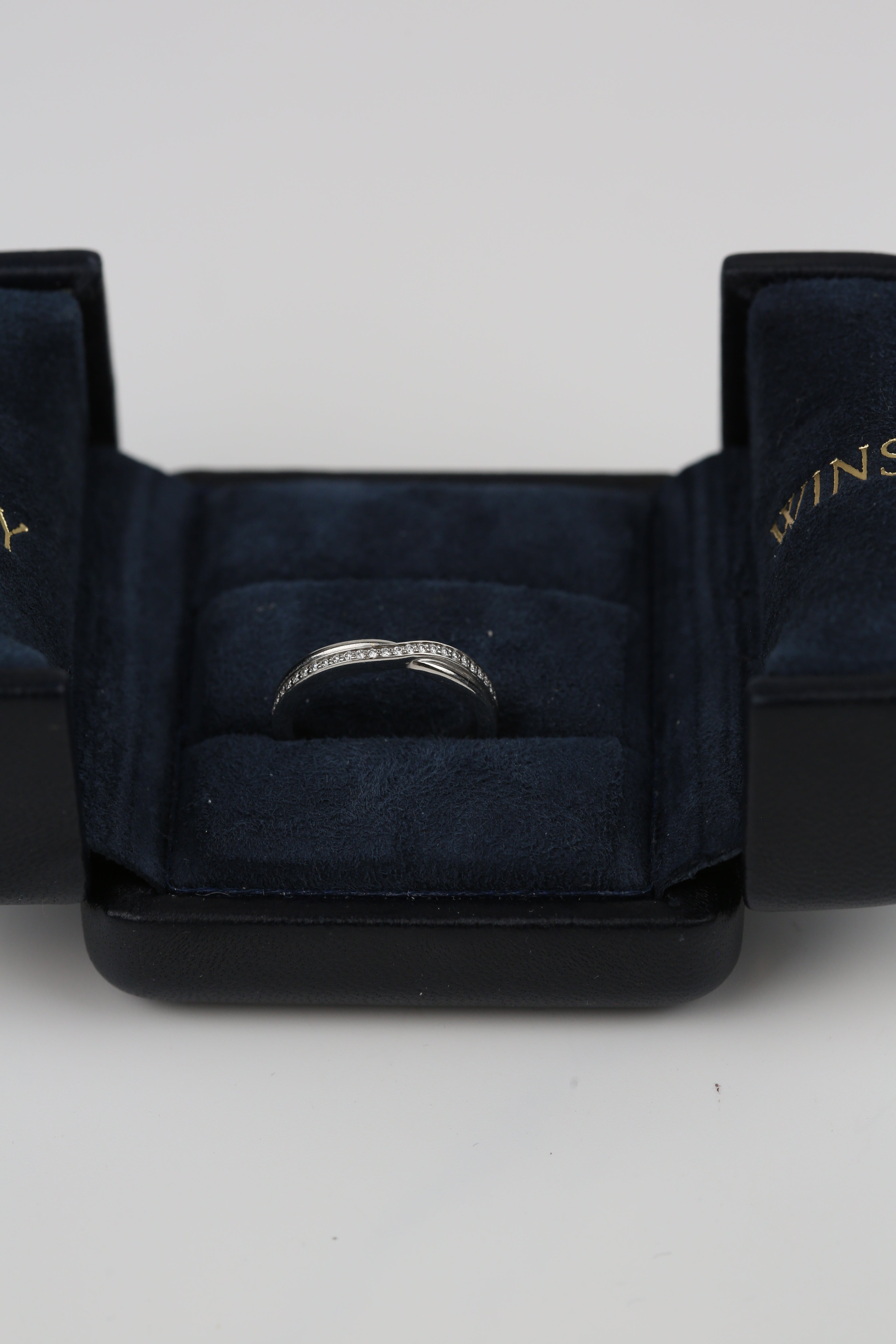 HW ring white diamond Size 53