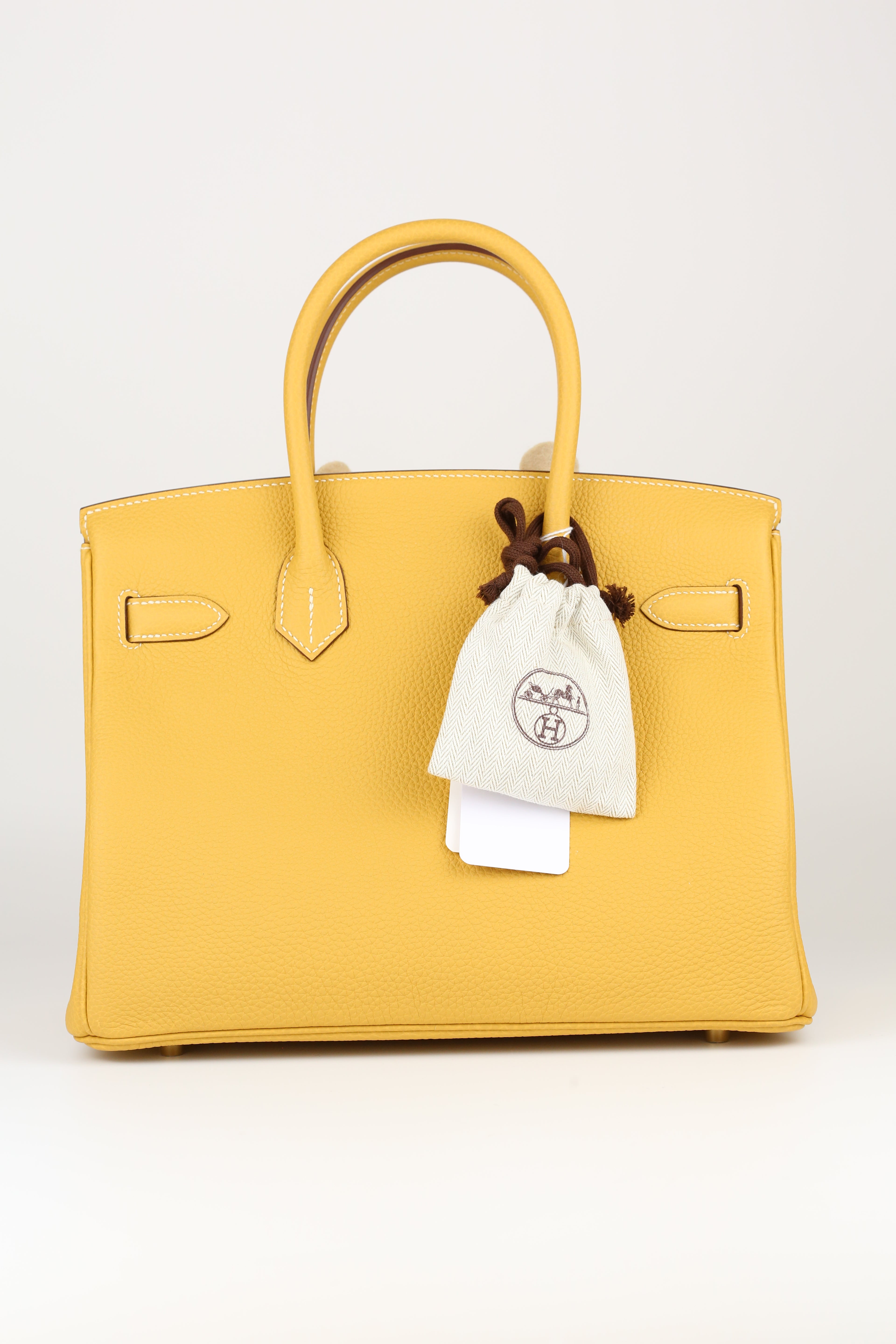 Hermes Box Birkin 30 Curry