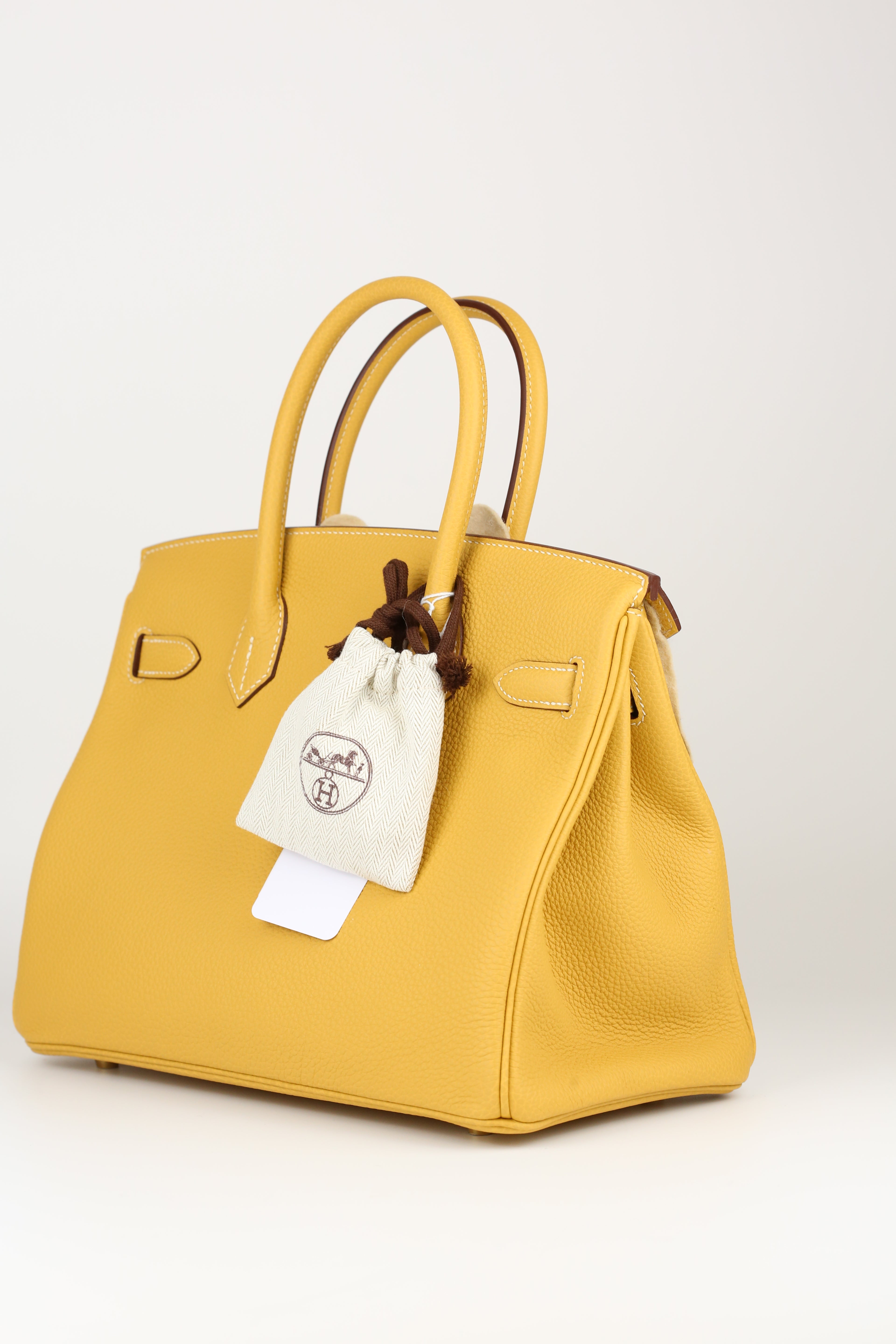 Hermes Box Birkin 30 Curry