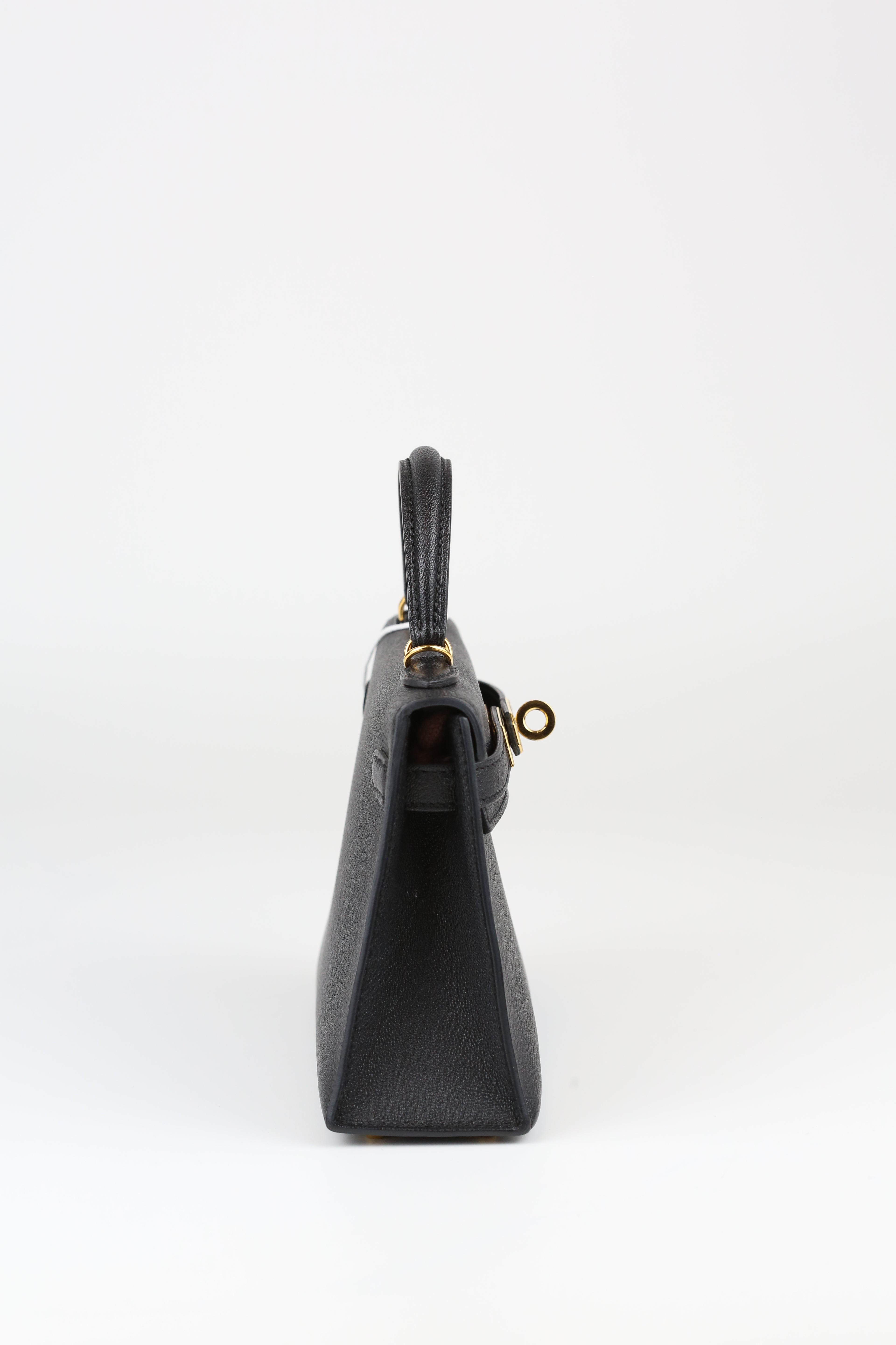 Hermes black Mini Kelly