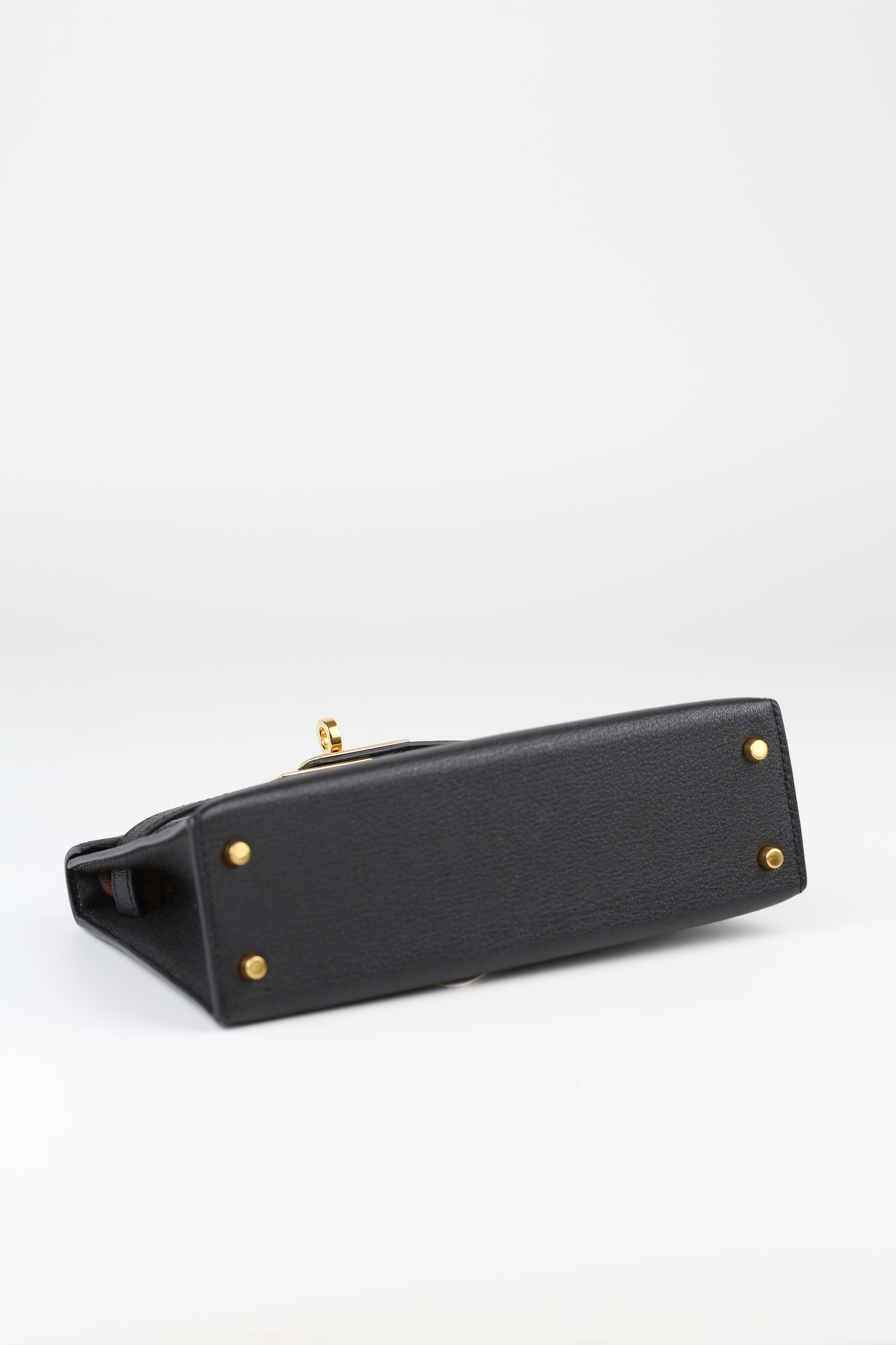 Hermes black Mini Kelly