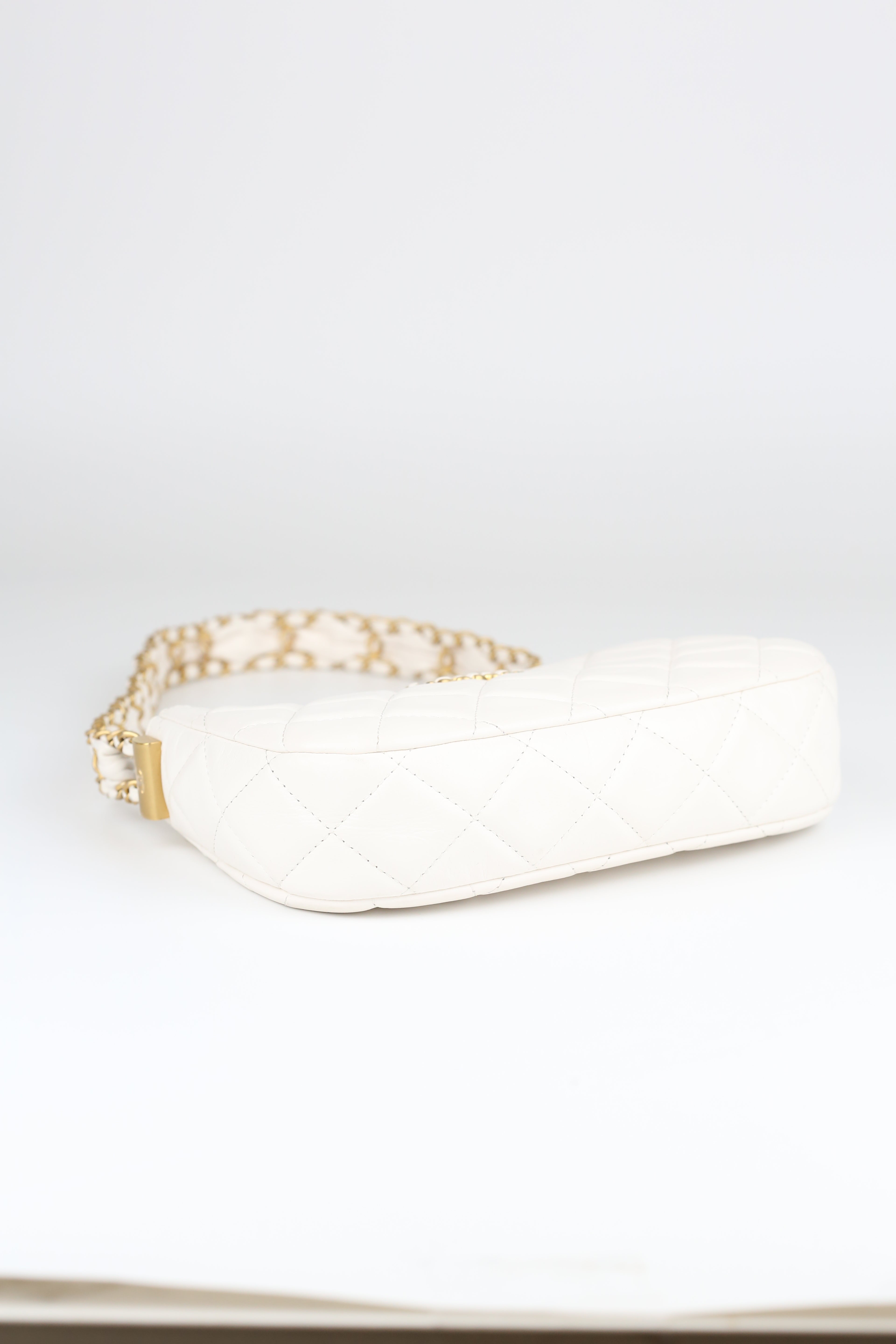 Chanel Hobo White