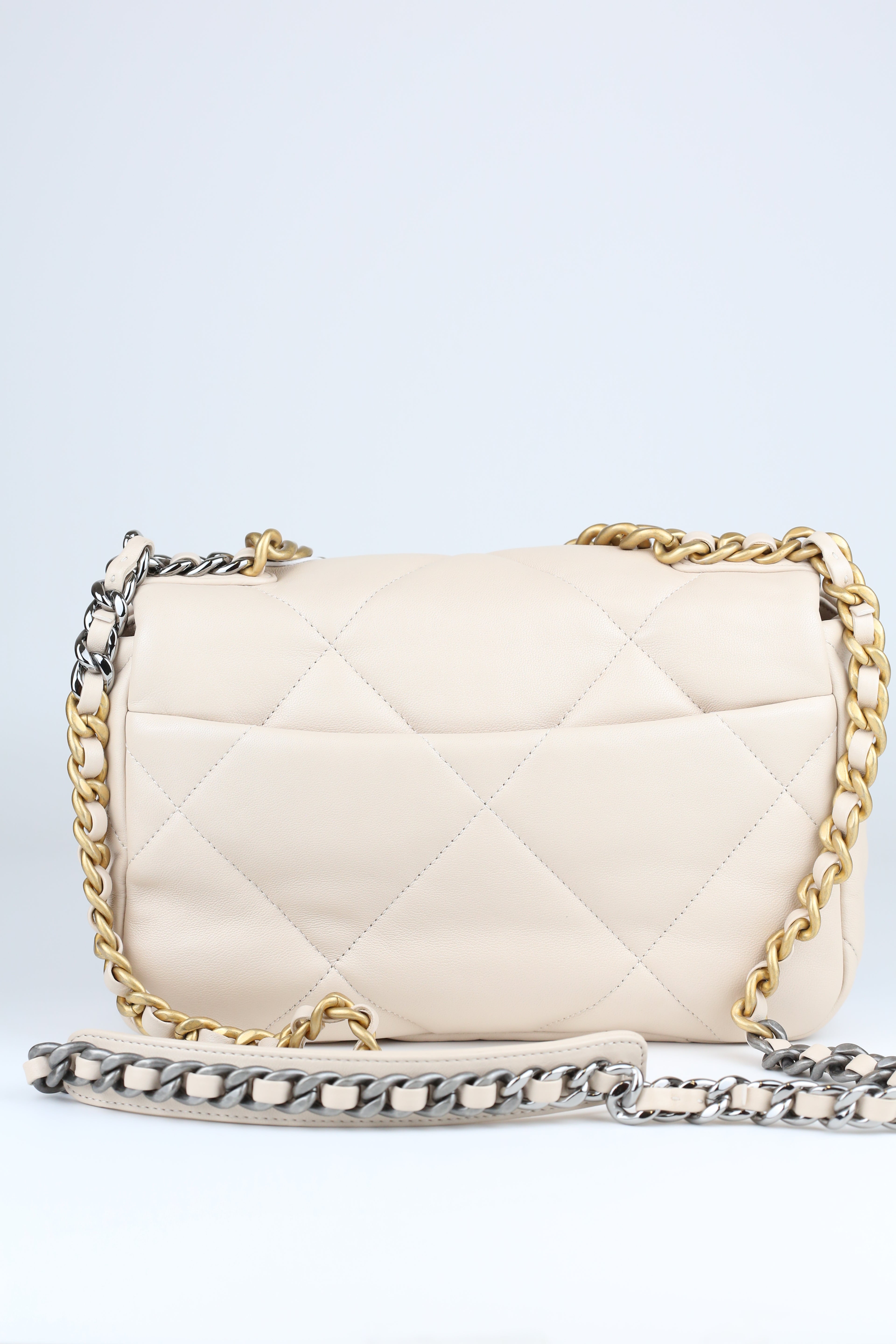 Chanel 19 Bag Nude