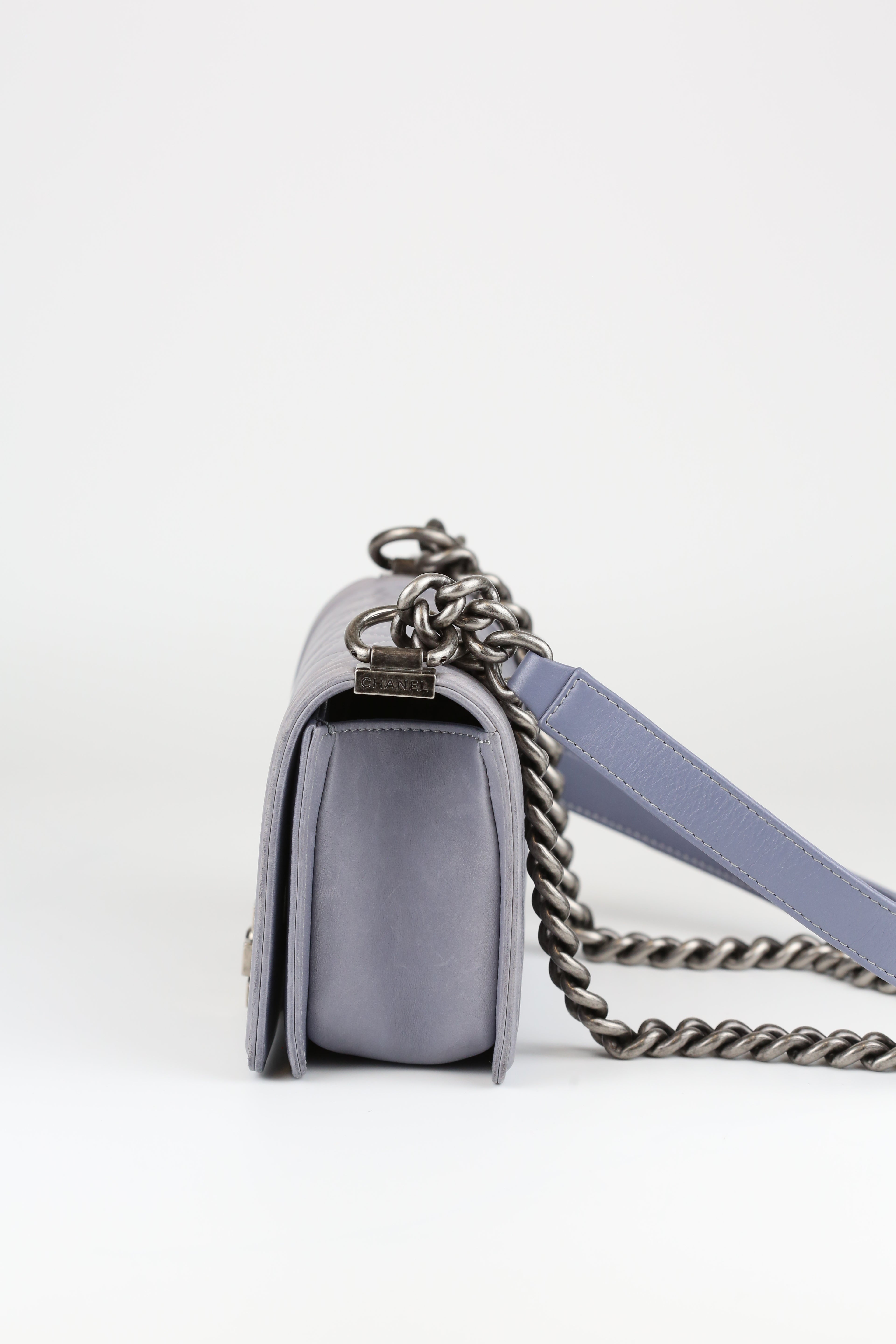 Chanel Leboy Gray S
