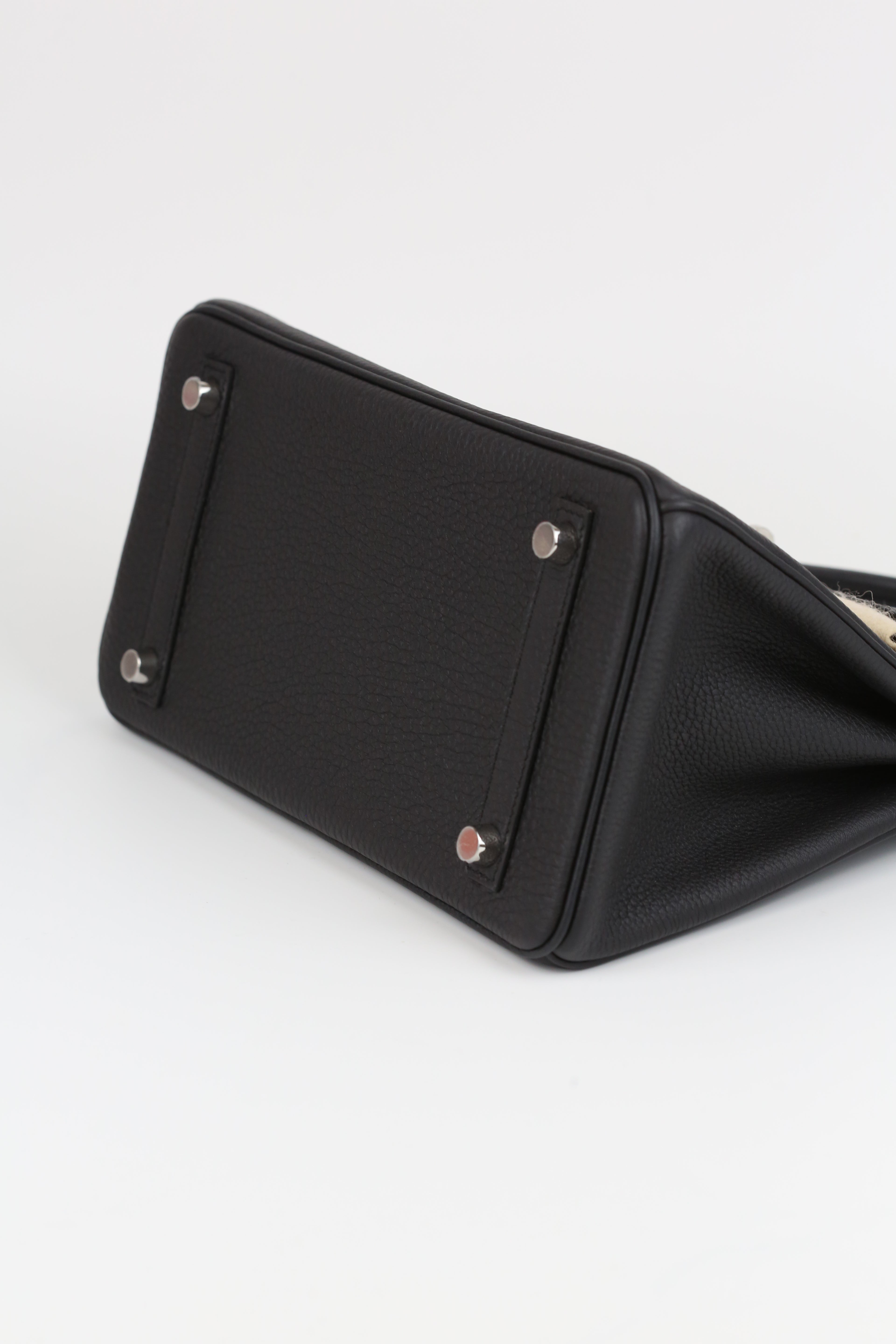 Hermes Birkin Black Silver