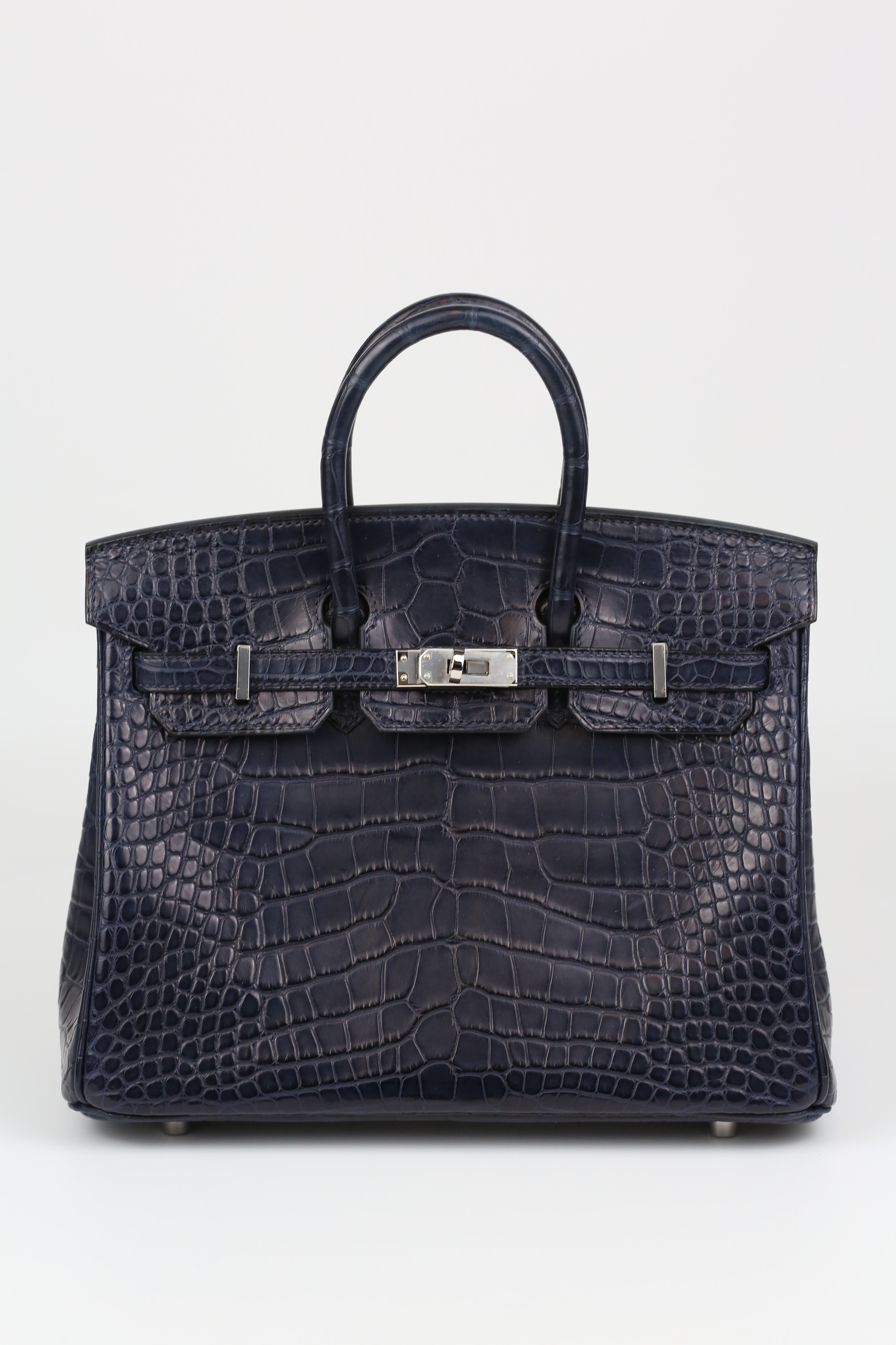 HERMÈS Birkin 25 Marine Rose Shehera