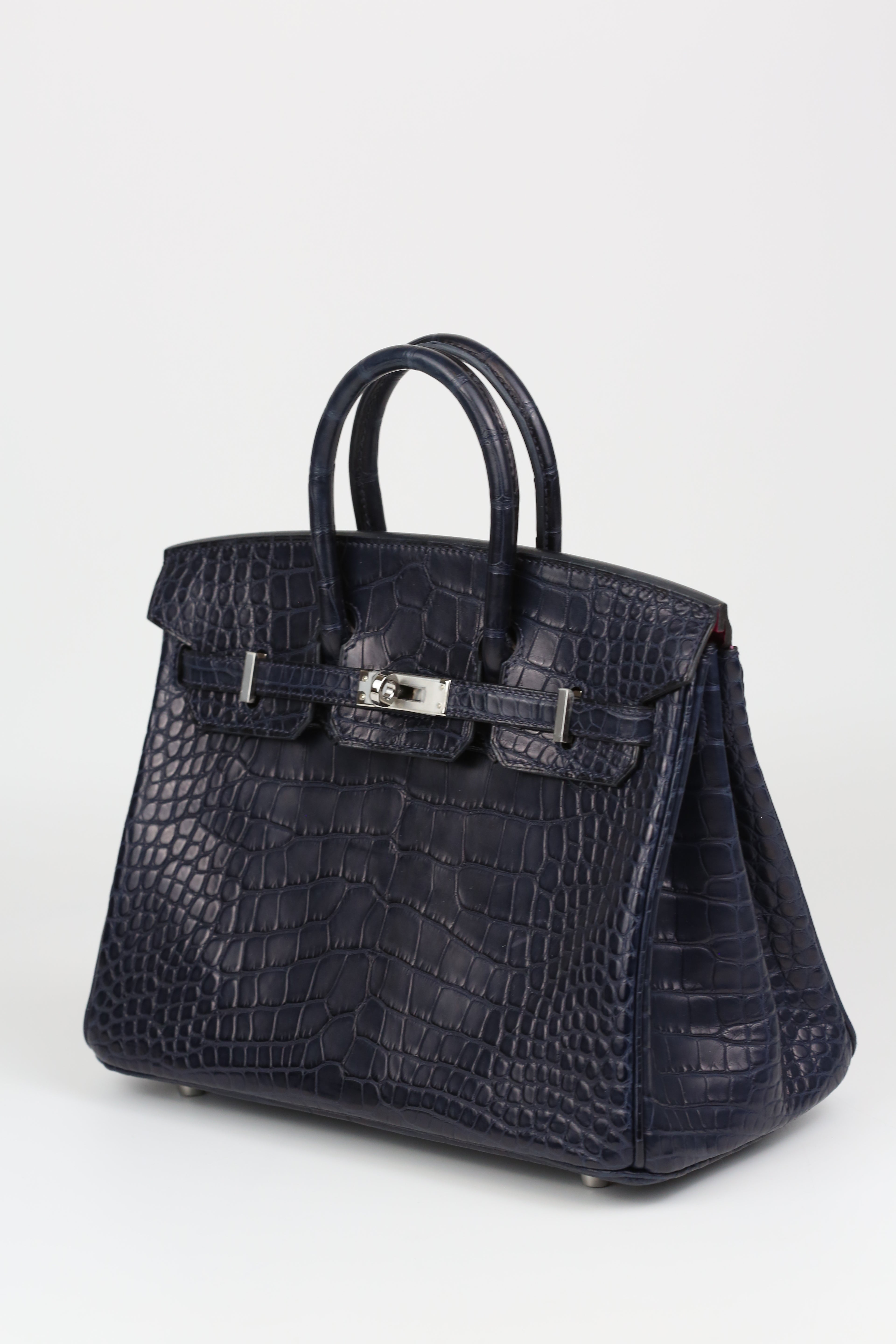 HERMÈS Birkin 25 Marine Rose Shehera