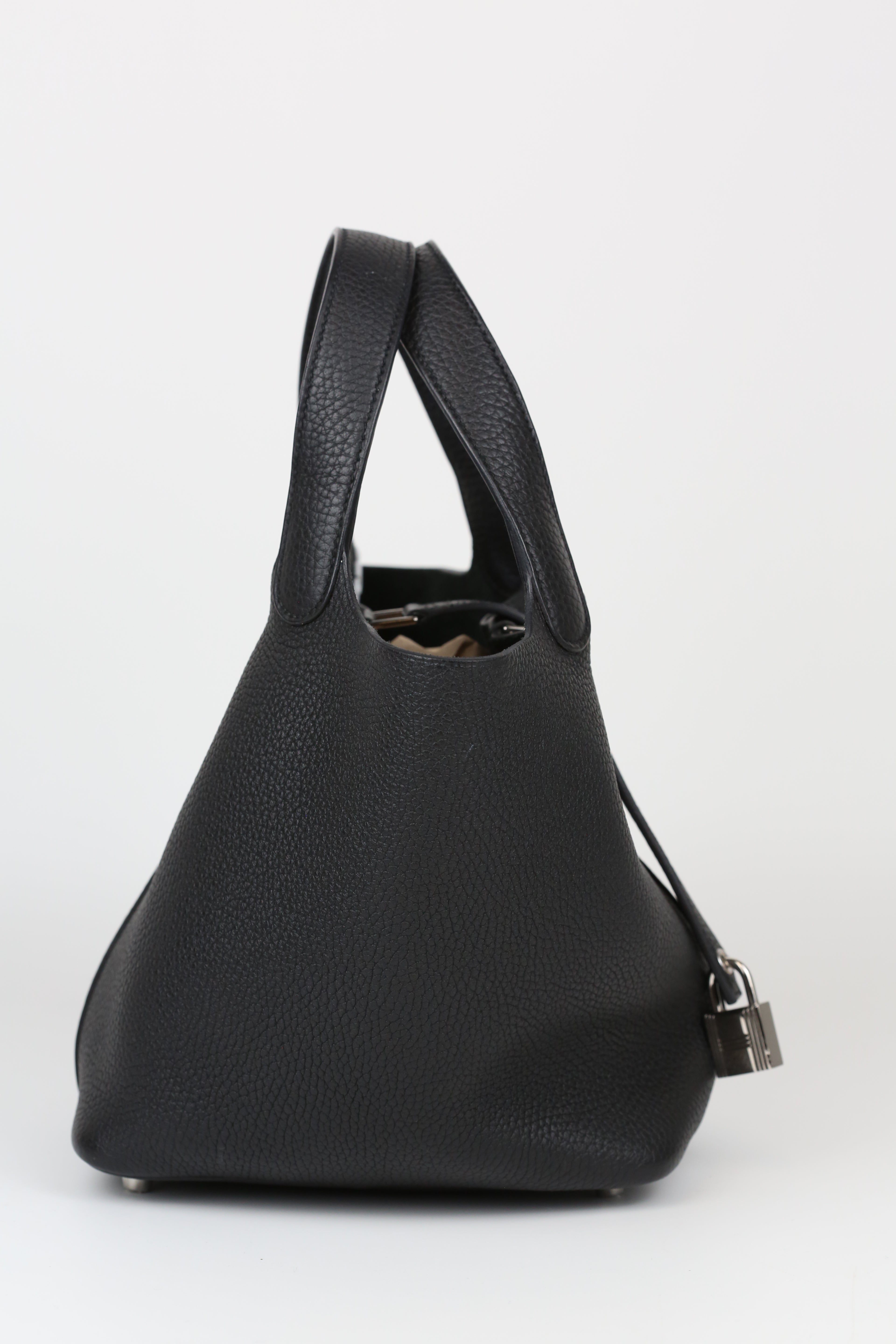 HERMÈS Picotin 18 Noir Silver