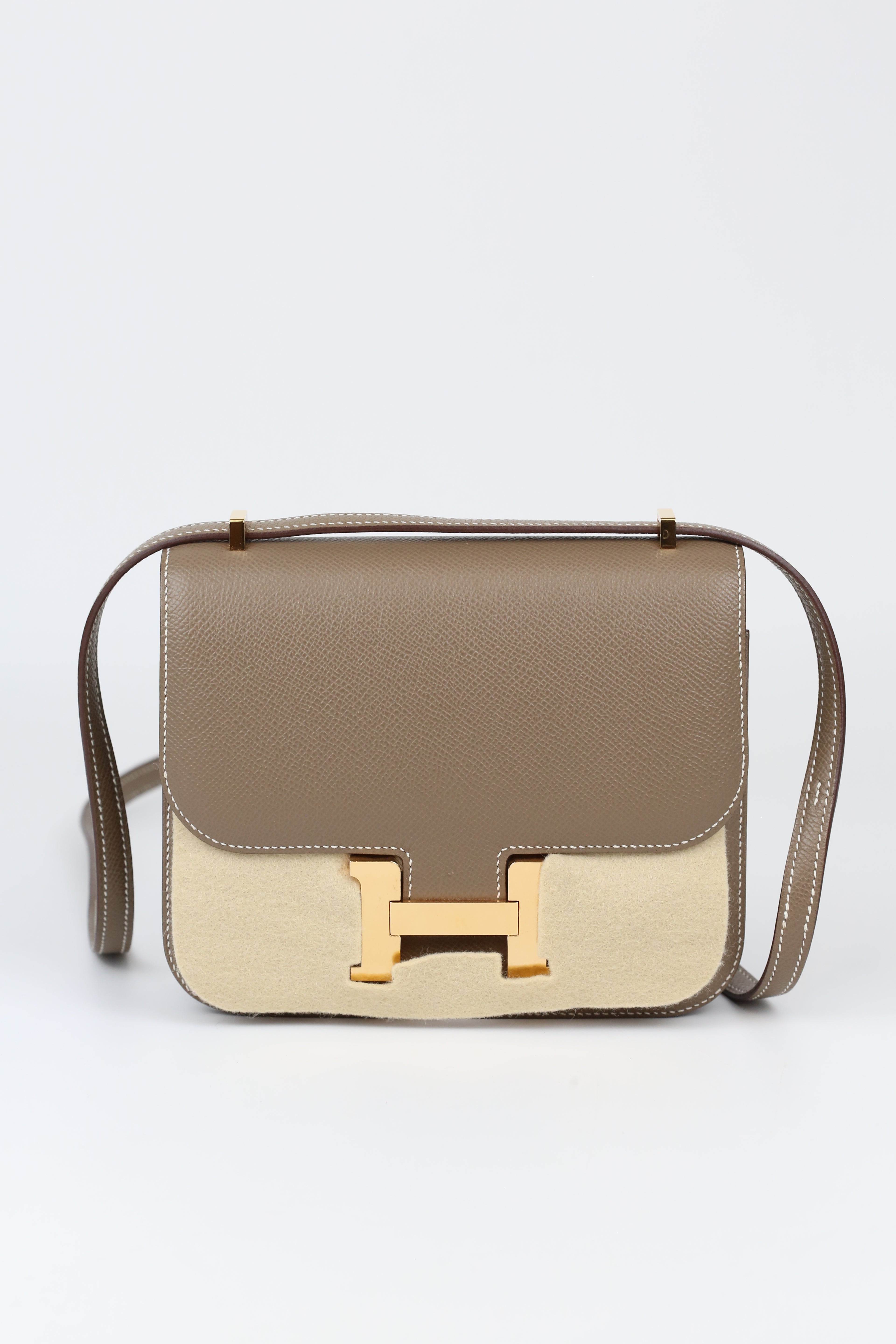 HERMÈS Constance Etoupe Gold