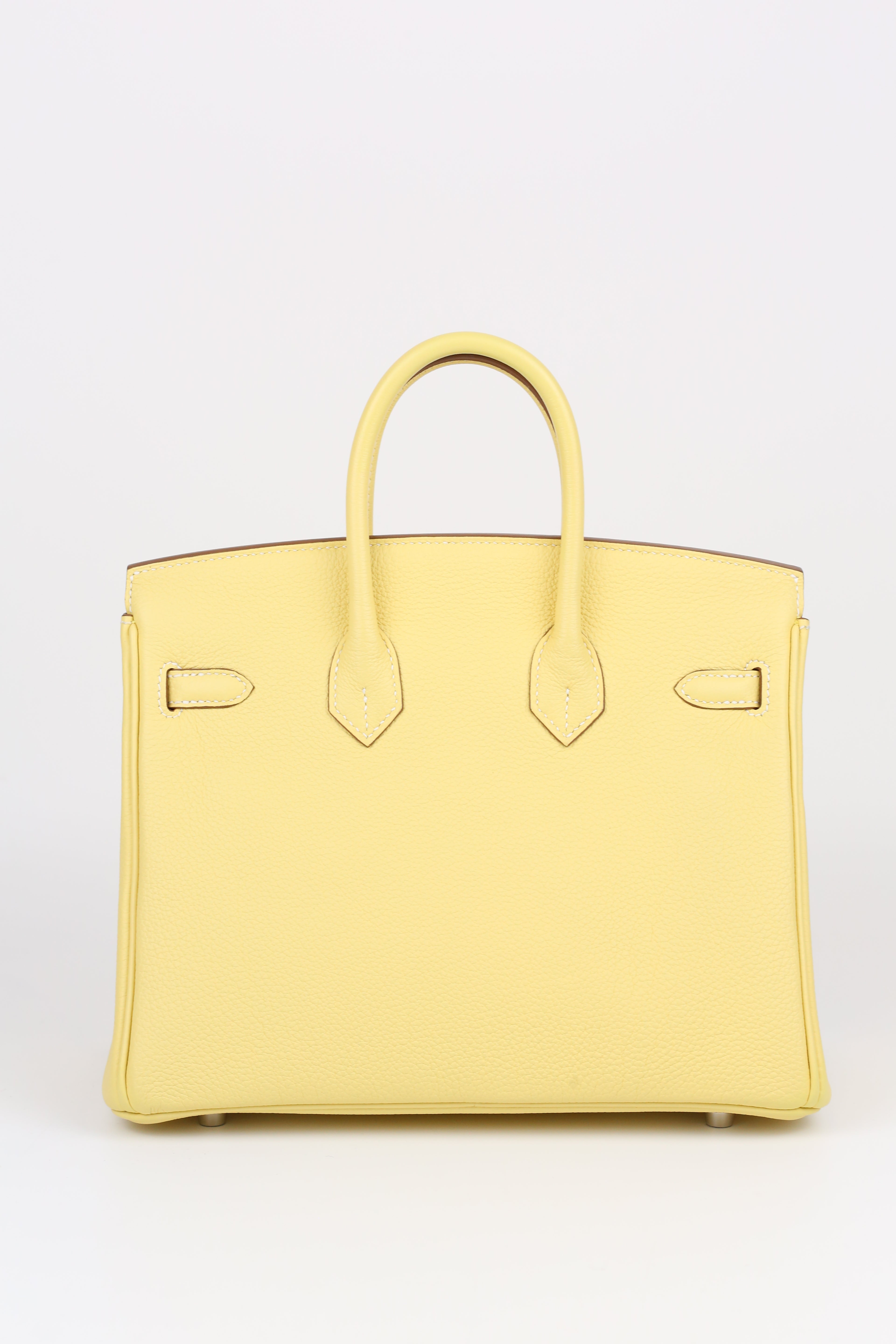 HERMÈS BIRKIN25 JAUNE POUSSIN