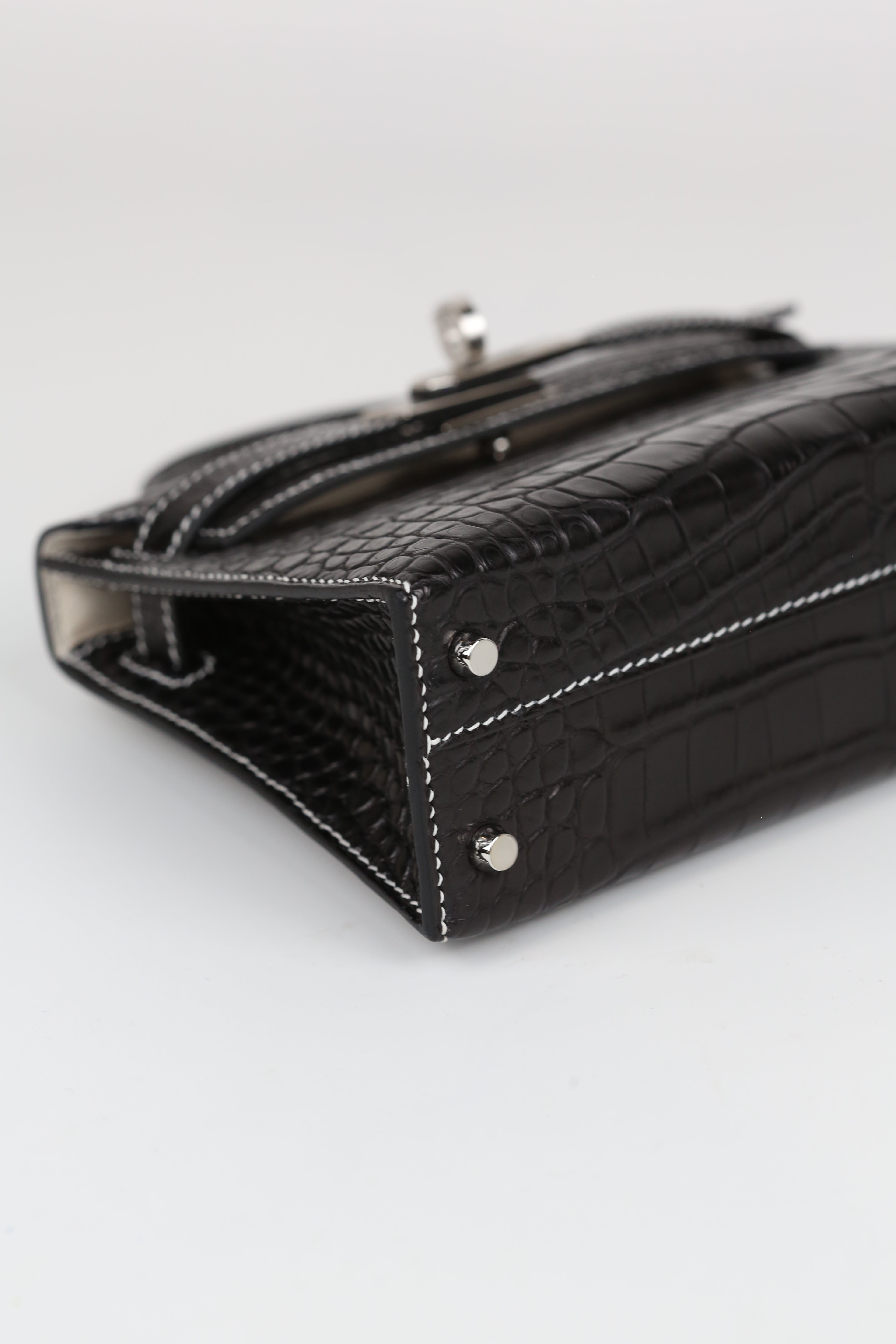 HERMÈS MINI KELLY II MATTE ALLIGATOR