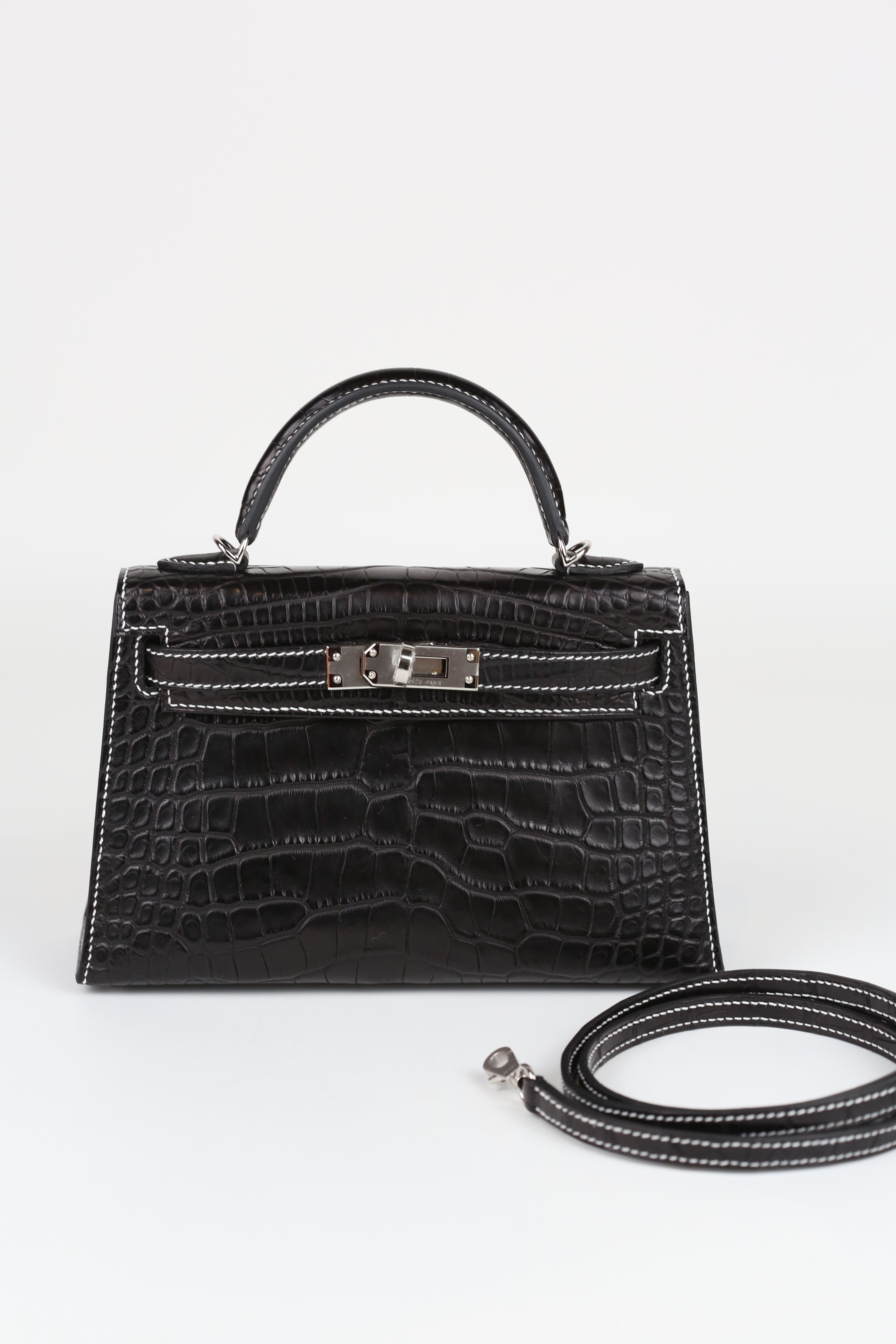 HERMÈS MINI KELLY II MATTE ALLIGATOR