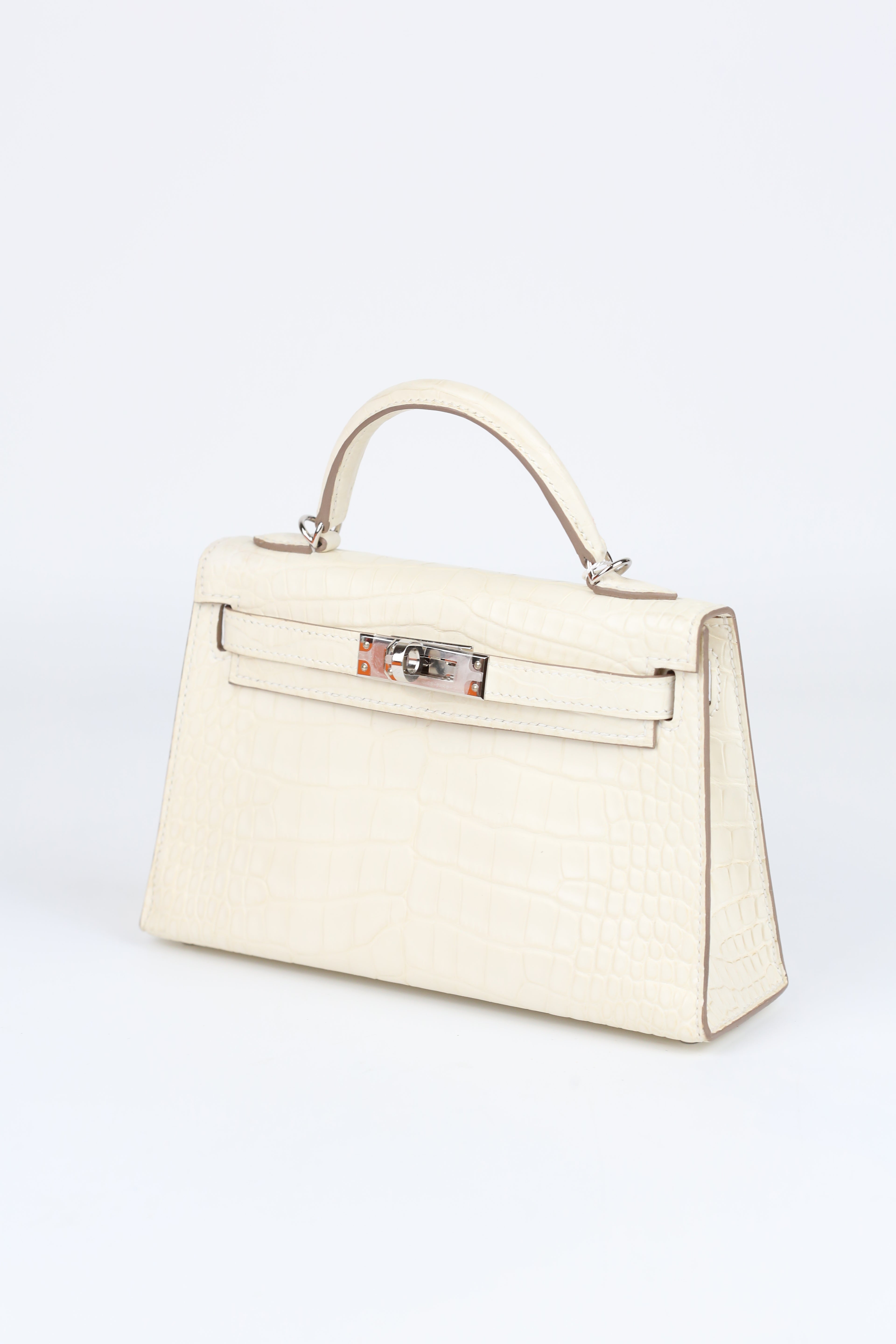HERMÈS MINI KELLY II MISSI ALLY NATA SILVER