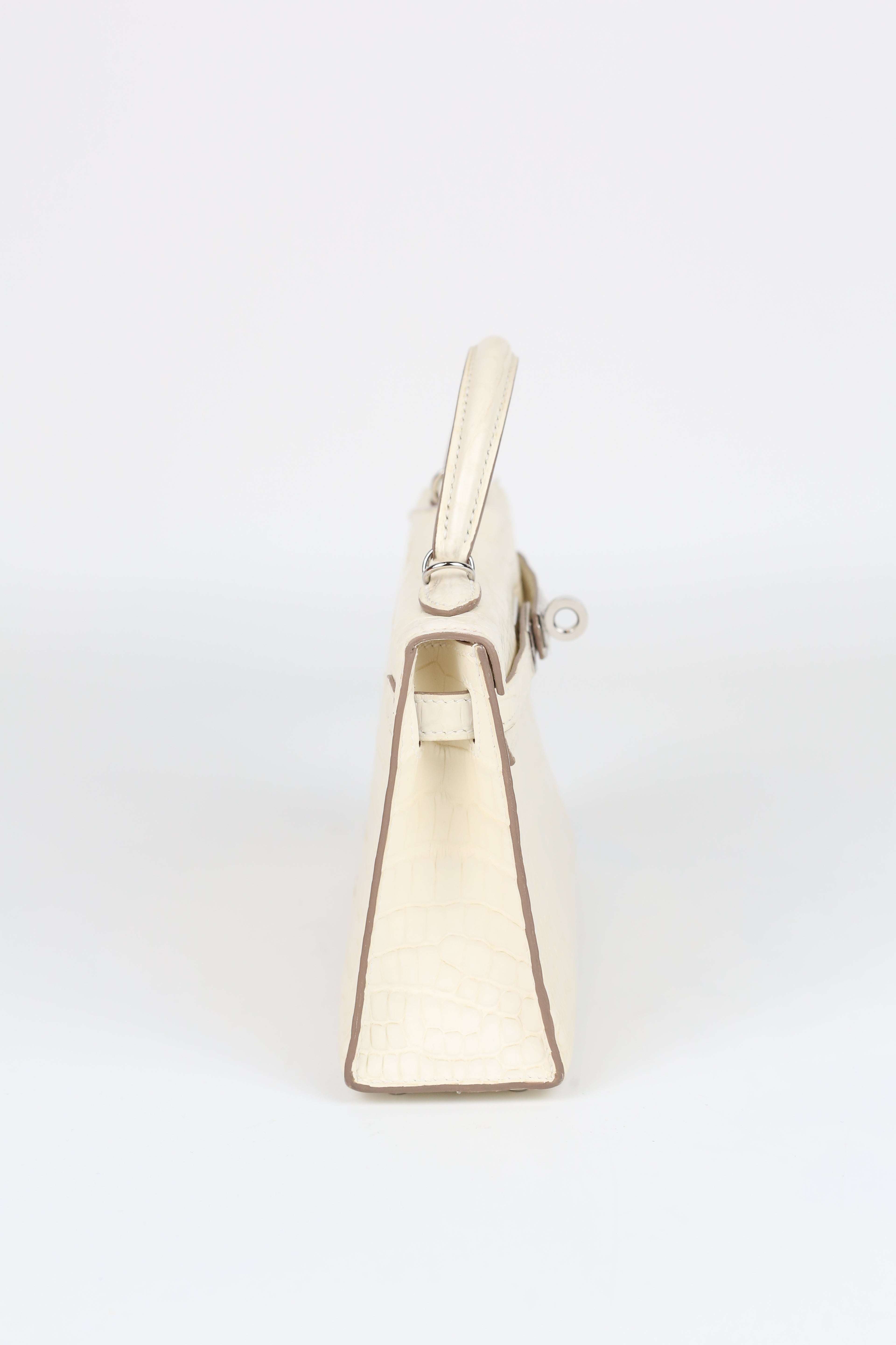HERMÈS MINI KELLY II MISSI ALLY NATA SILVER