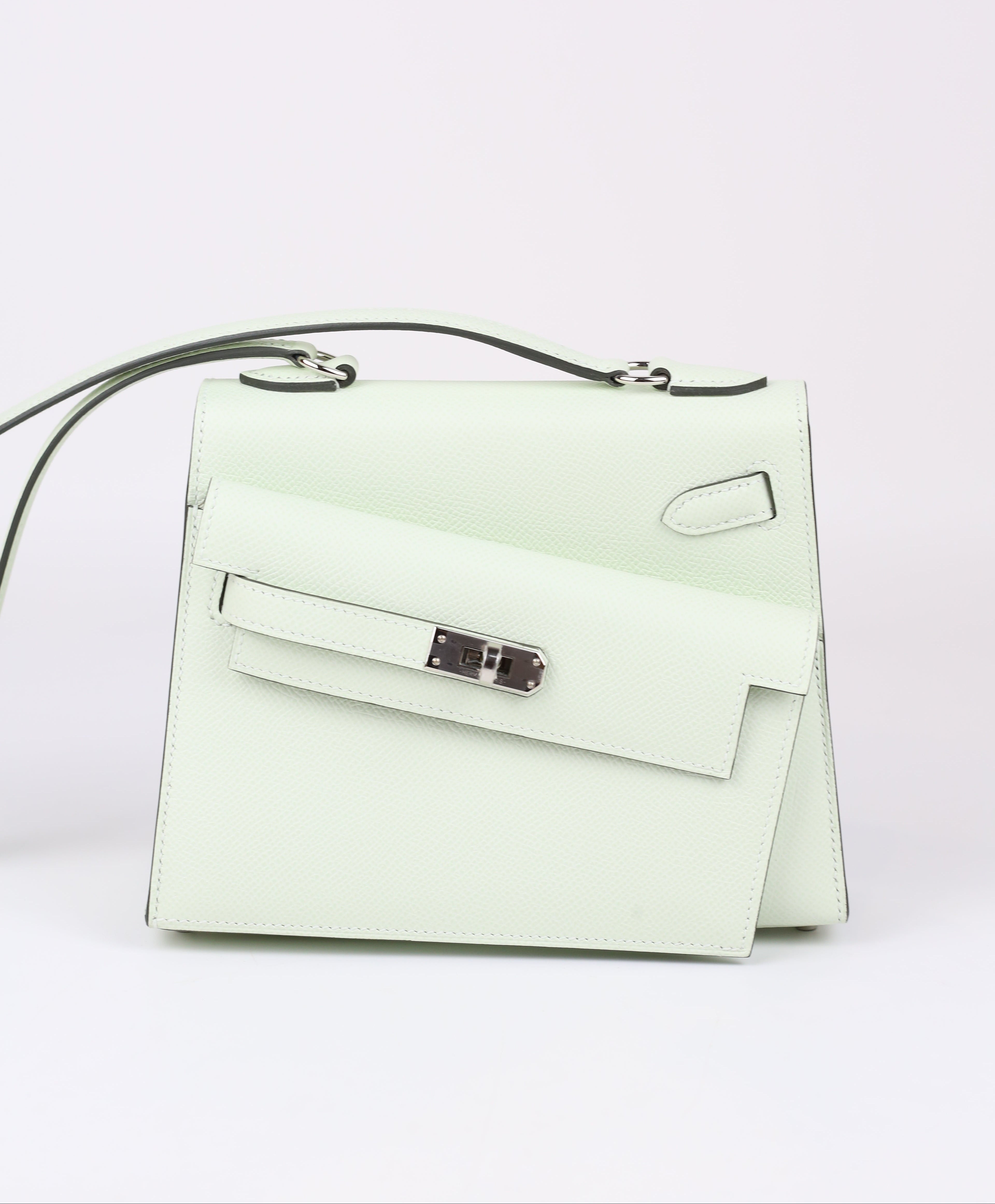 HERMÈS KELLY DESORDRE VERT FIZZ B STAMP